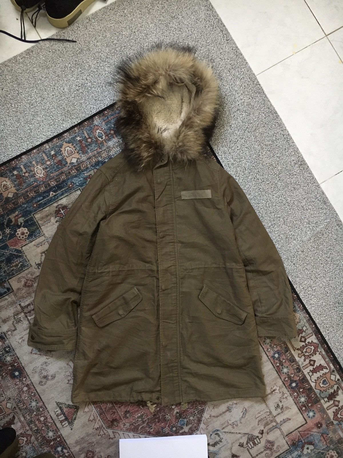 If Six Was Nine × Japanese Brand × Le Grande Bleu (L.G.B.) Racoon Fur Parka Jacket Size US S / EU 44-46 / 1 - 1 Thumbnail