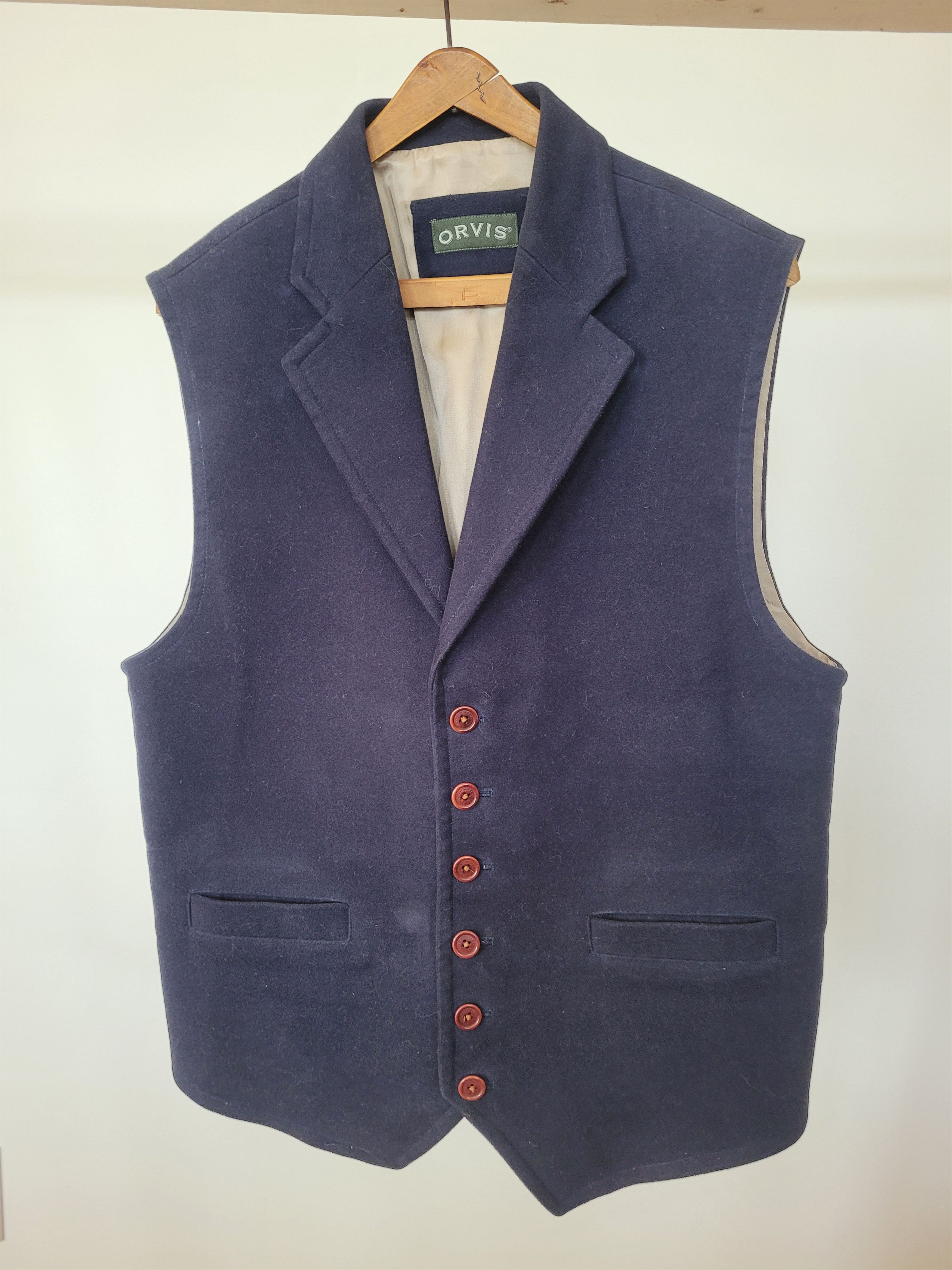 Orvis Moleskine vest with lapel Size US M / EU 48-50 / 2 - 1 Thumbnail