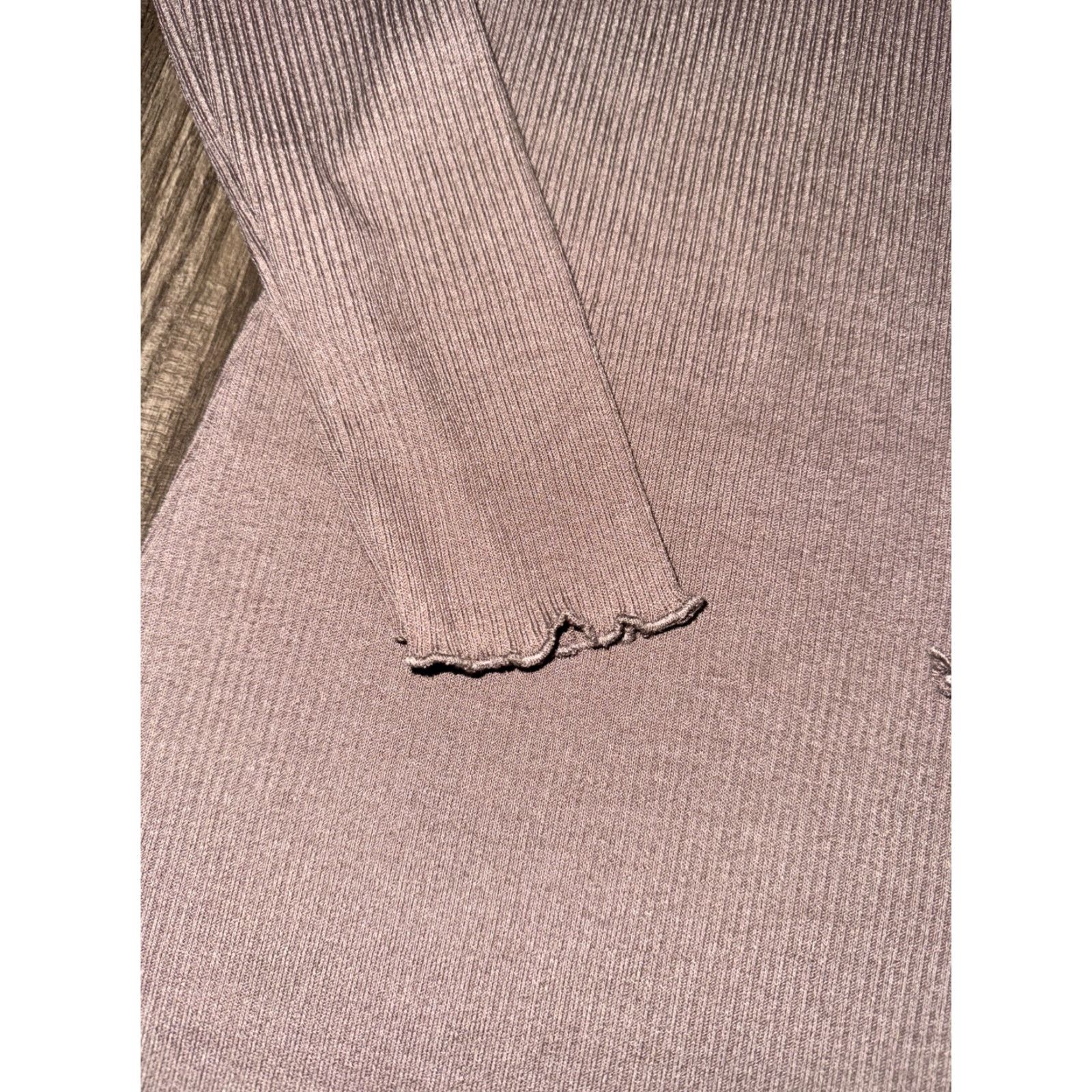 Vintage Love Tree Women’s Dress Mock Neck Long Sleeve Mauve Short Small Pink Sweater Dress Womens Size S / US 4 / IT 40 - 2 Thumbnail