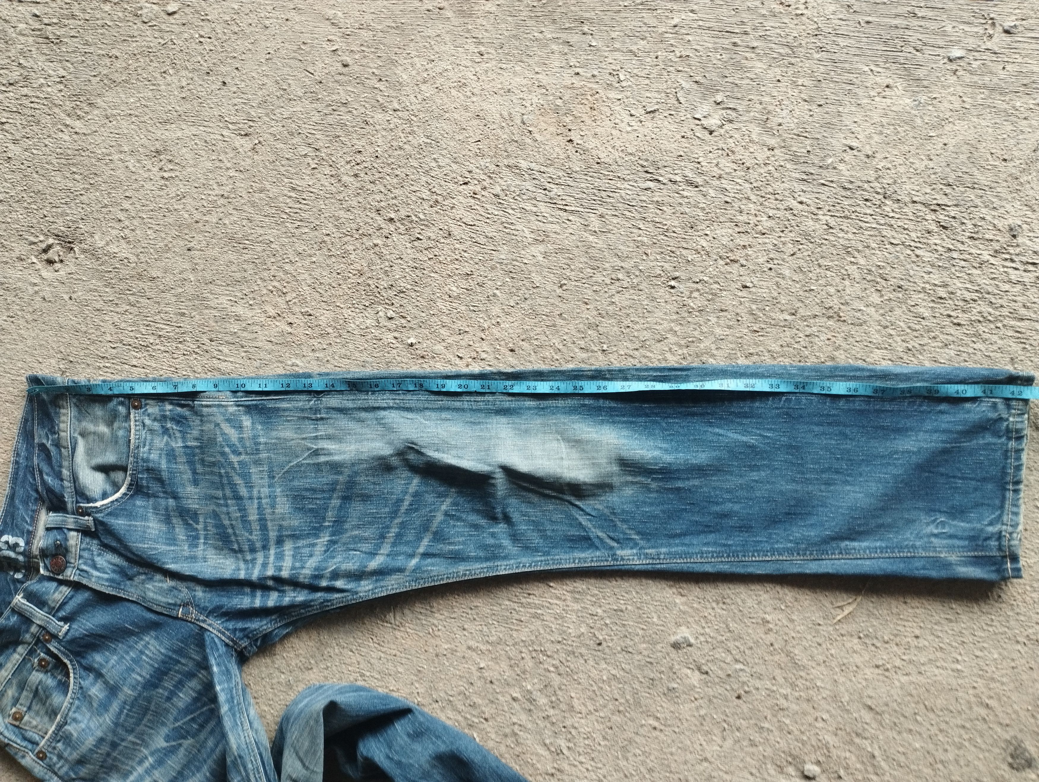 If Six Was Nine × Le Grande Bleu (L.G.B.) Edwin 503 Blue Trip Size US 34 / EU 50 - 9 Thumbnail