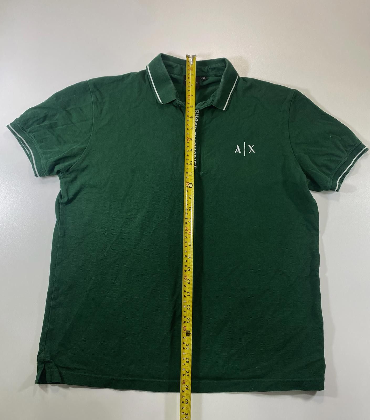 Armani Exchange Armani Exchange Green Polo Shirt Size L Size US L / EU 52-54 / 3 - 7 Thumbnail