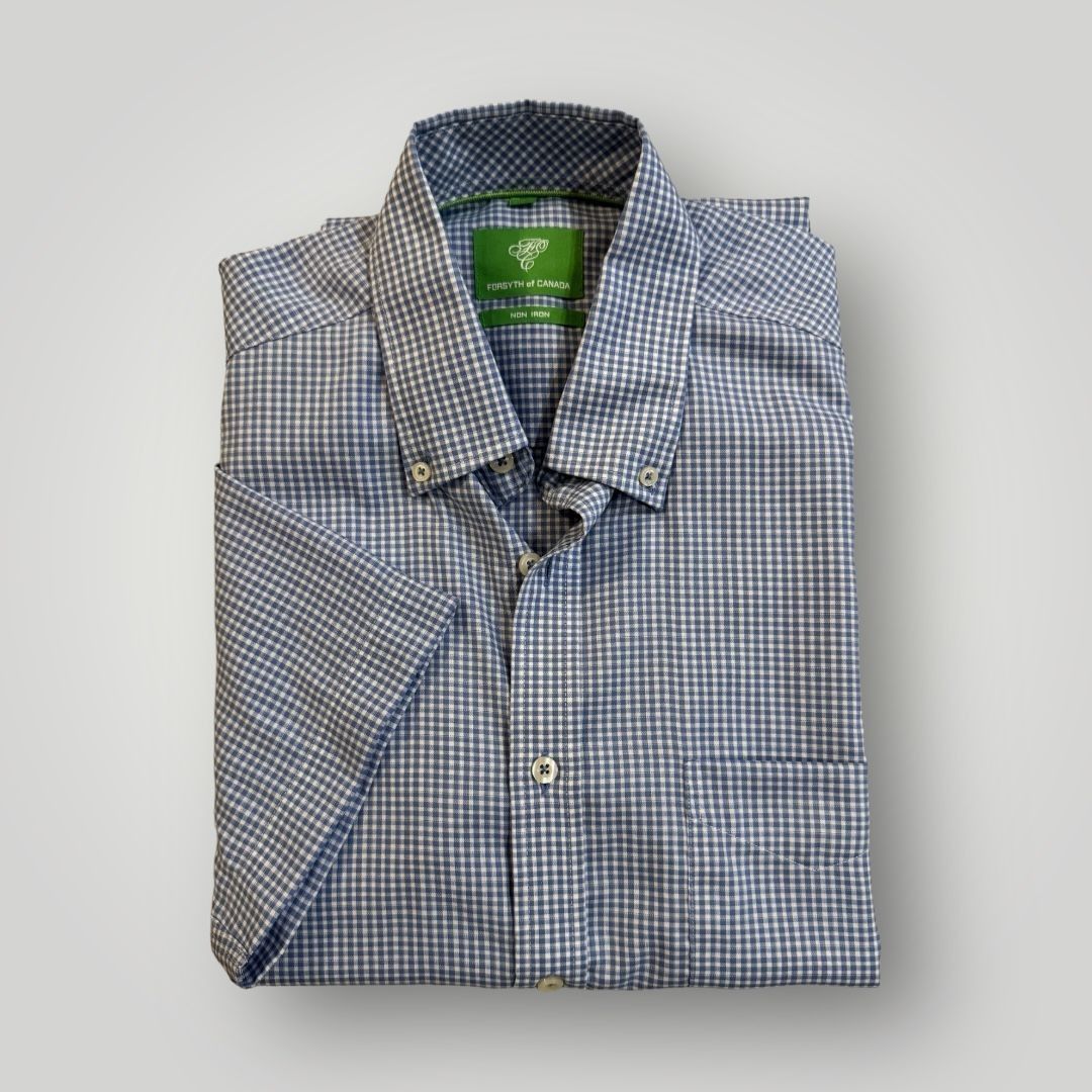 Other Forsyth of Canada Men's Check Button Down Shirt Medium Size US M / EU 48-50 / 2 - 1 Thumbnail