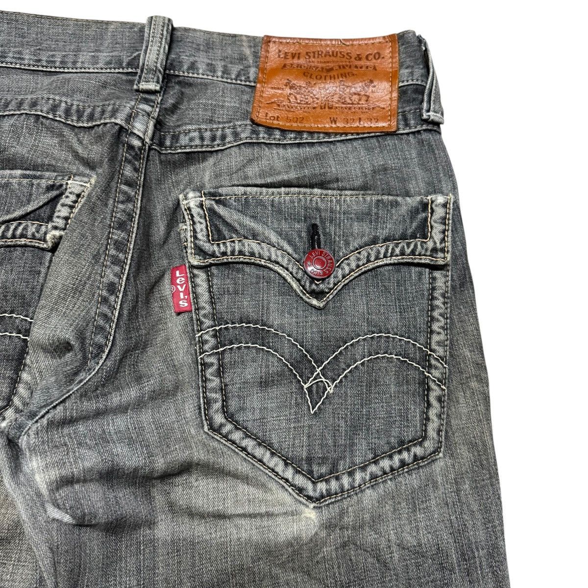 Levi's Vintage Levis 502 Big Pocket Distressed Jeans Size US 34 / EU 50 - 13 Thumbnail