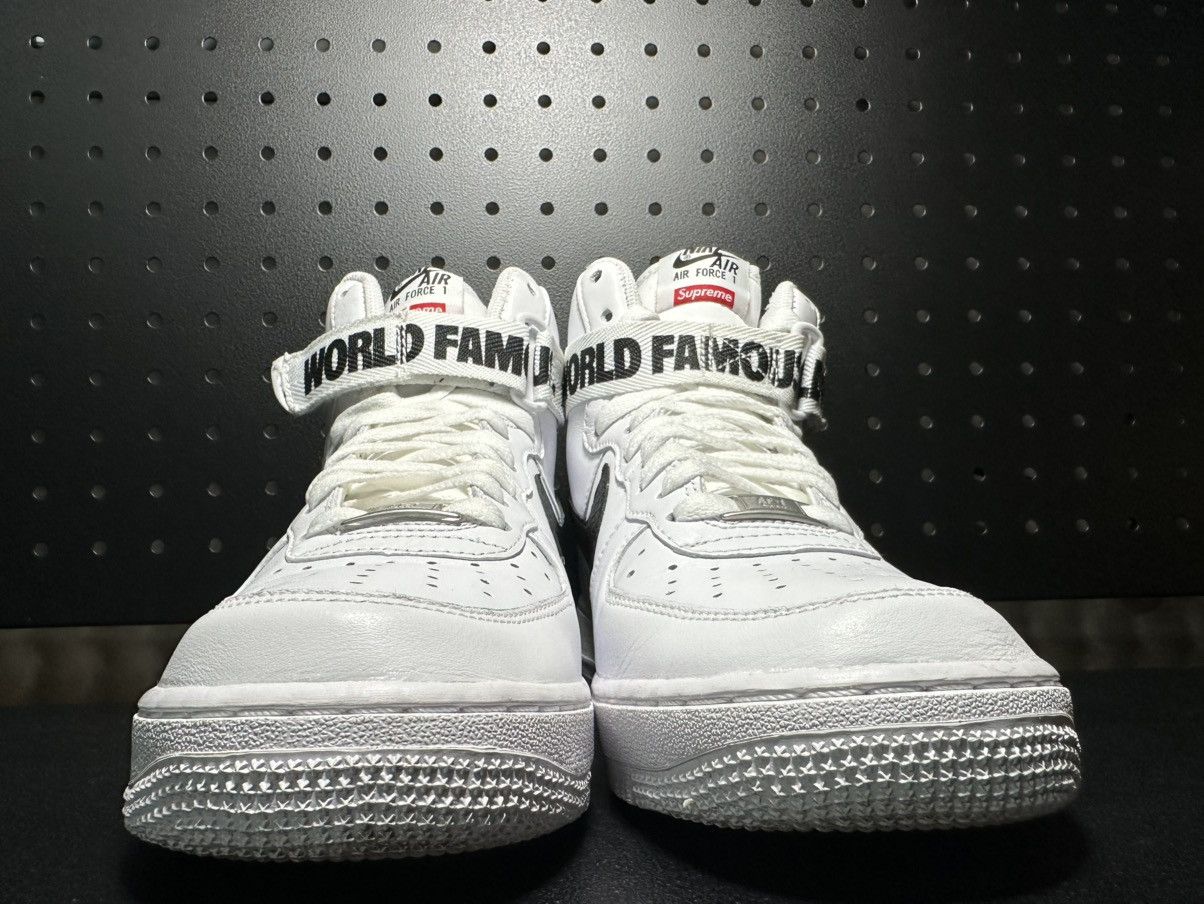 Nike × Supreme Supreme x Nike Air Force 1 one size 8 World Famous AF1 Size US 8 / EU 41 - 3 Thumbnail
