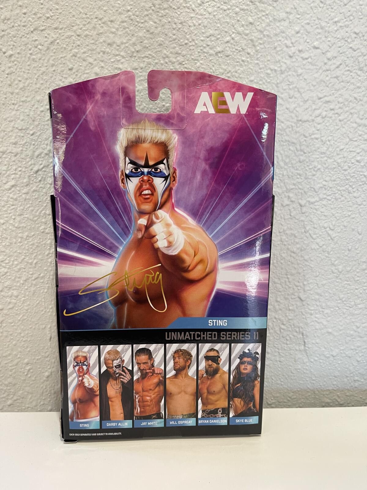 Other AEW Luminaries Collection Sting Action Figure Unmatched 8-Pc Size ONE SIZE - 2 Thumbnail