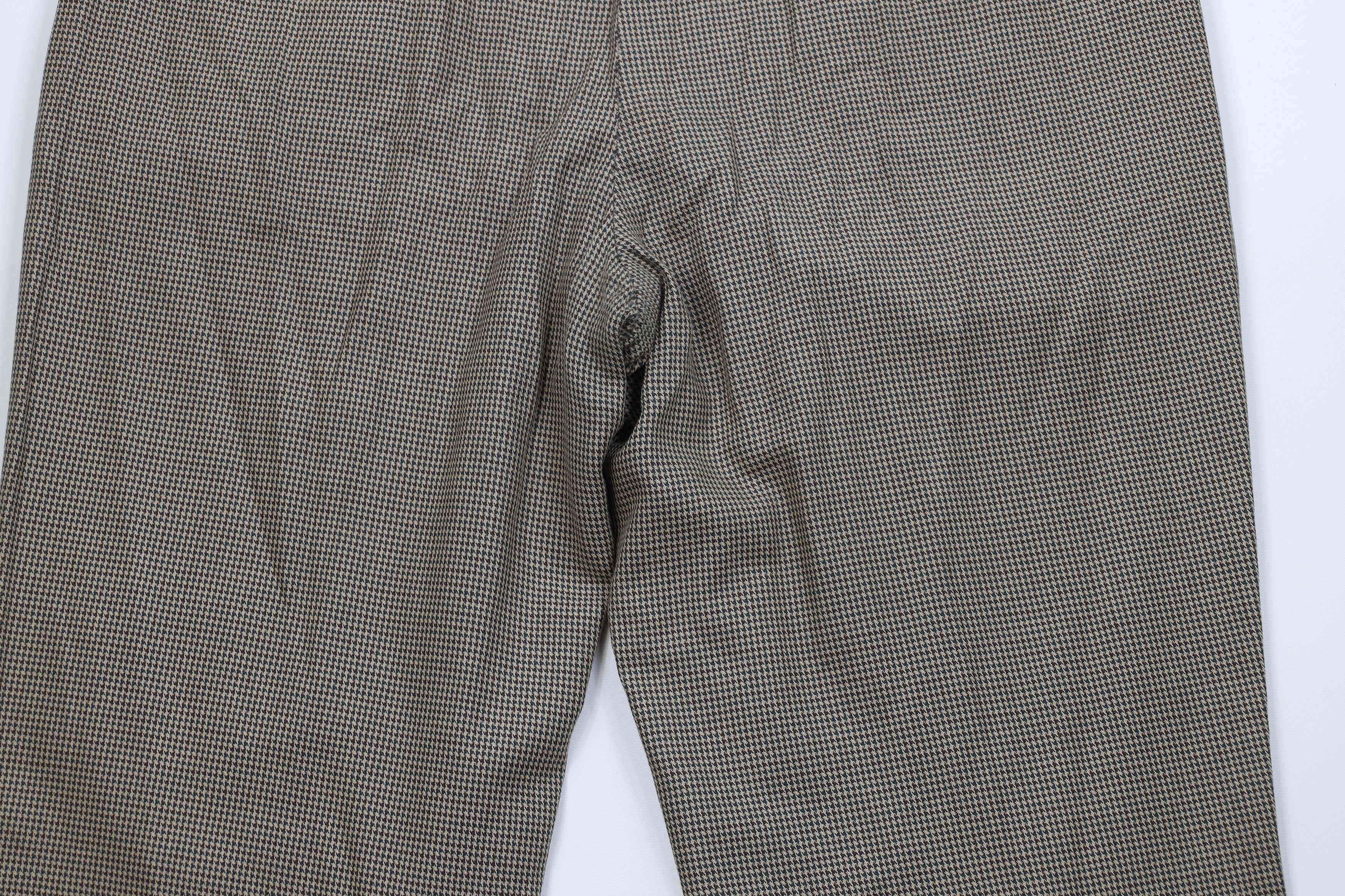 Eddie Bauer Vintage 90s Eddie Bauer Houndstooth Wide Leg Chino Pants Size US 40 / EU 56 - 12 Thumbnail