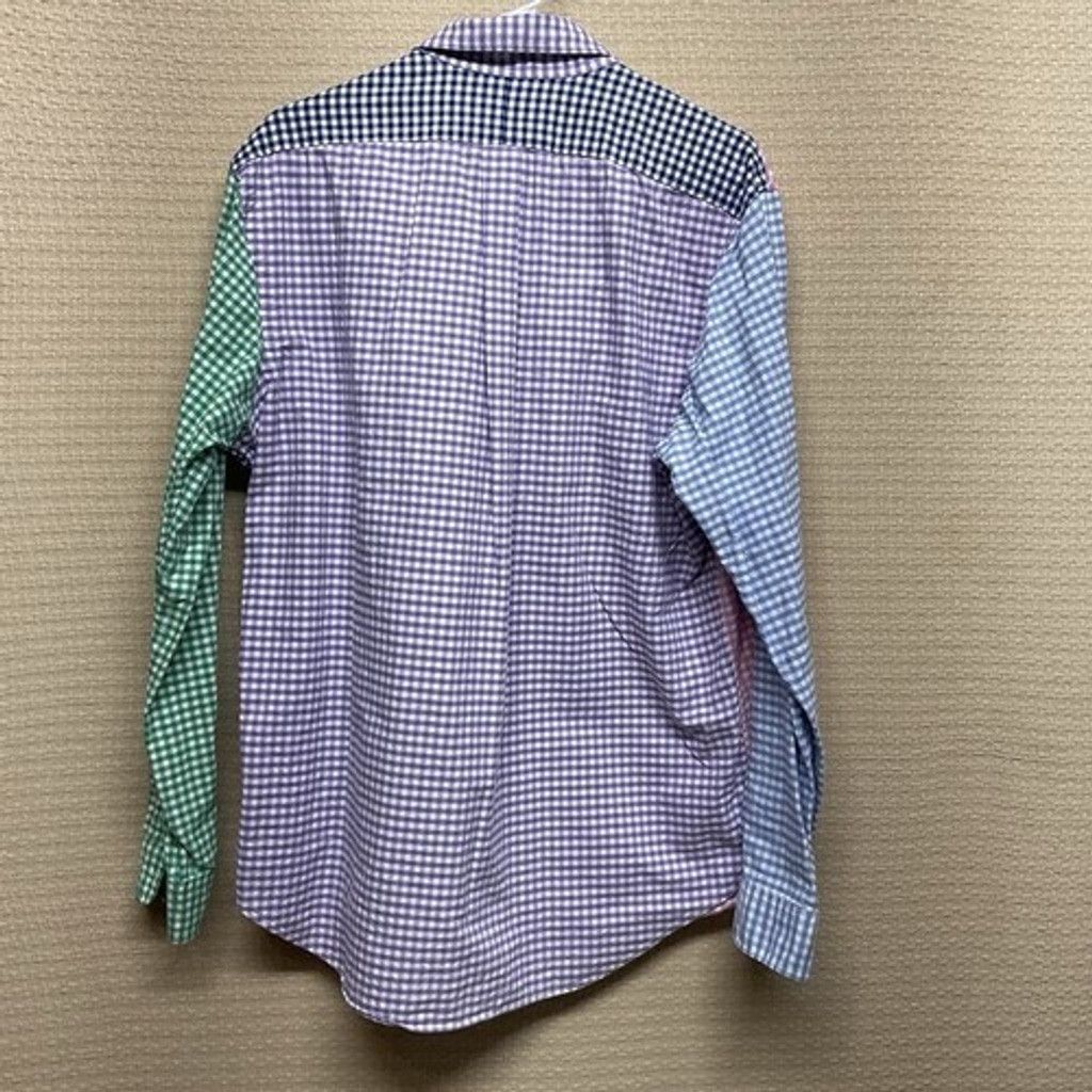 Ralph Lauren Ralph Lauren Colorful Patchwork Fun Flesh Shirt Men Size L Size US L / EU 52-54 / 3 - 8 Thumbnail