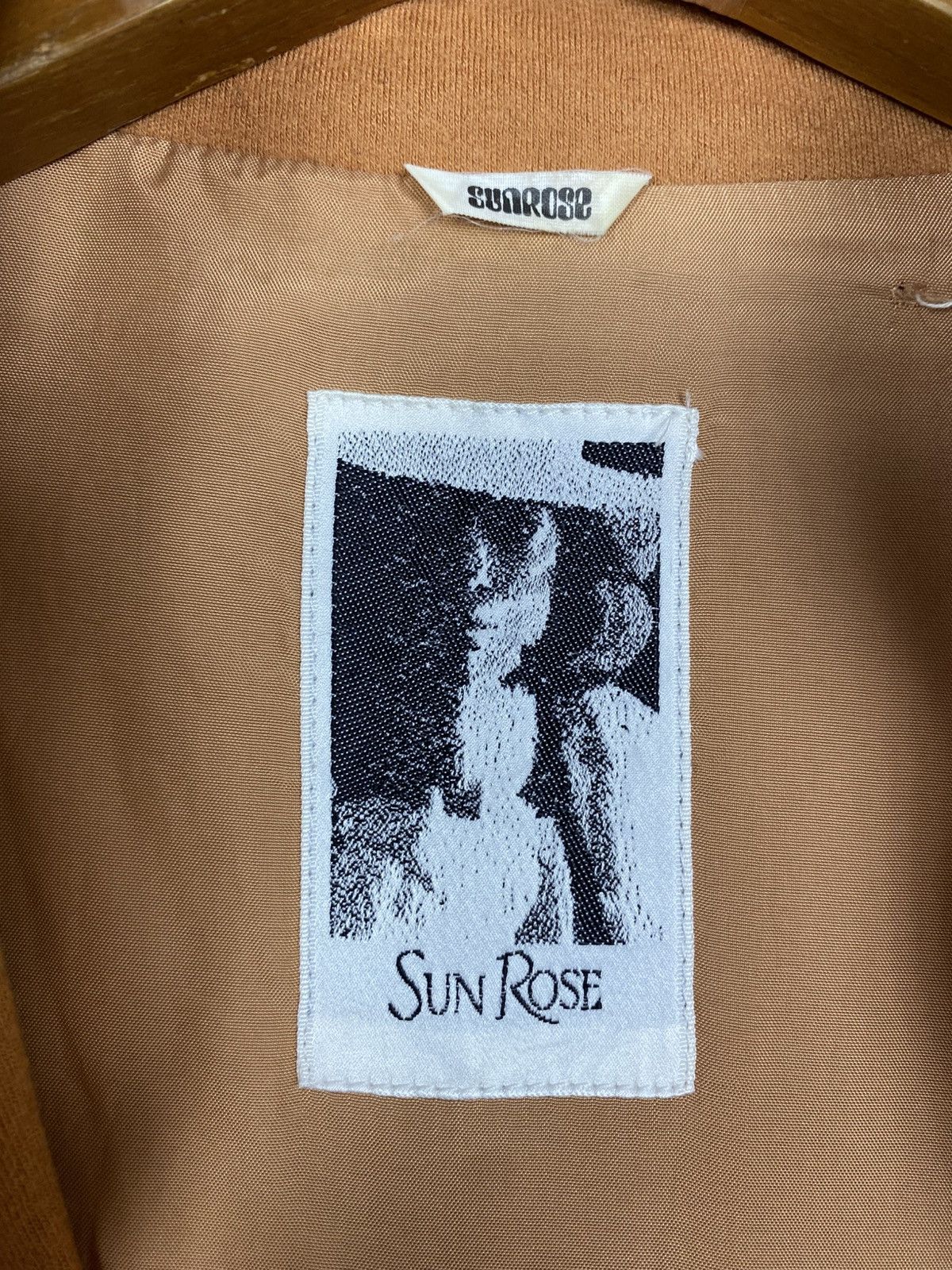 Japanese Brand Rare‼️ Sun Rose Zipper Sweatshirt Size S / US 4 / IT 40 - 5 Thumbnail