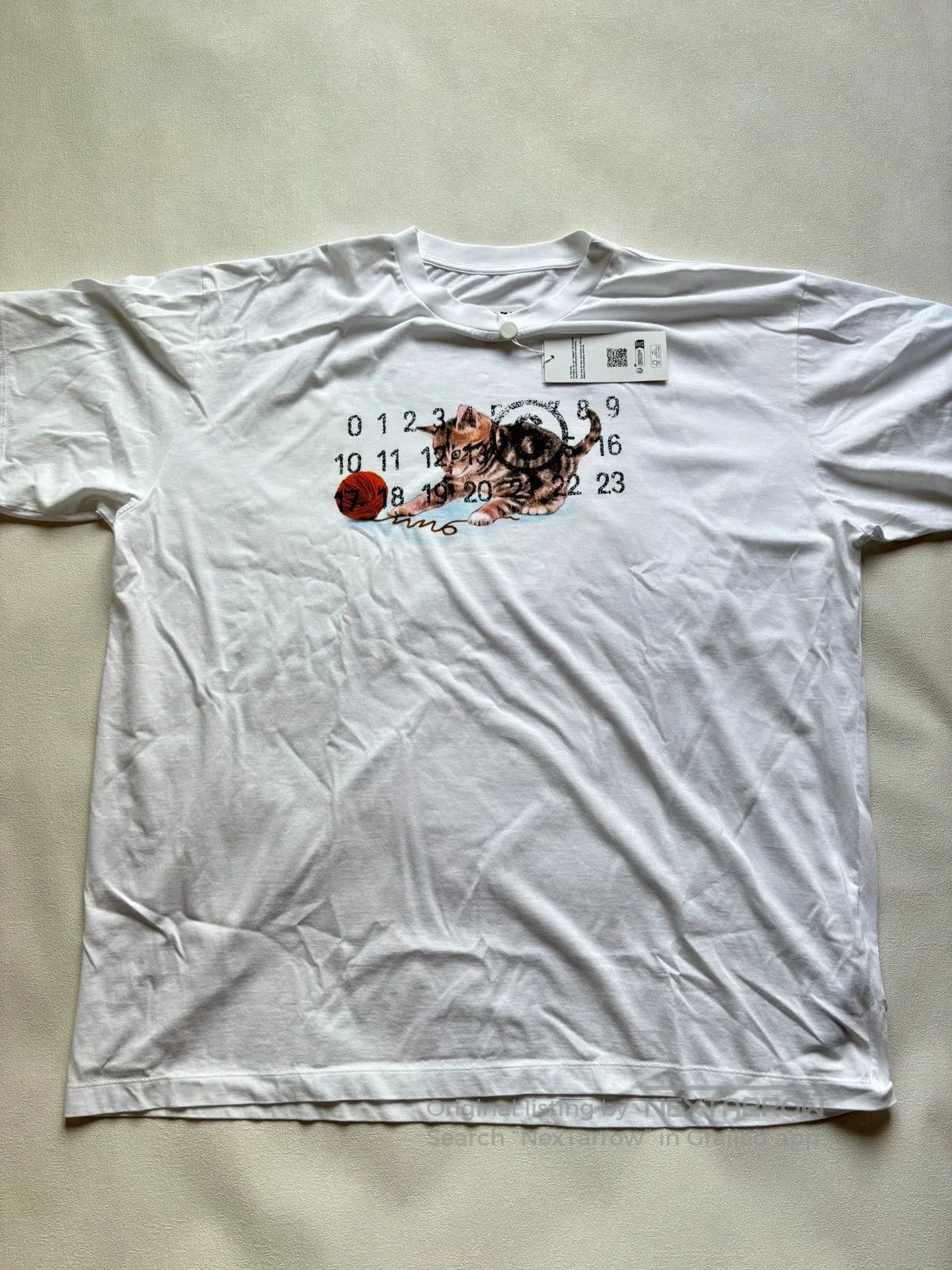 Maison Margiela MM6 Maison Margiela Digital Cat Logo Short sleeve