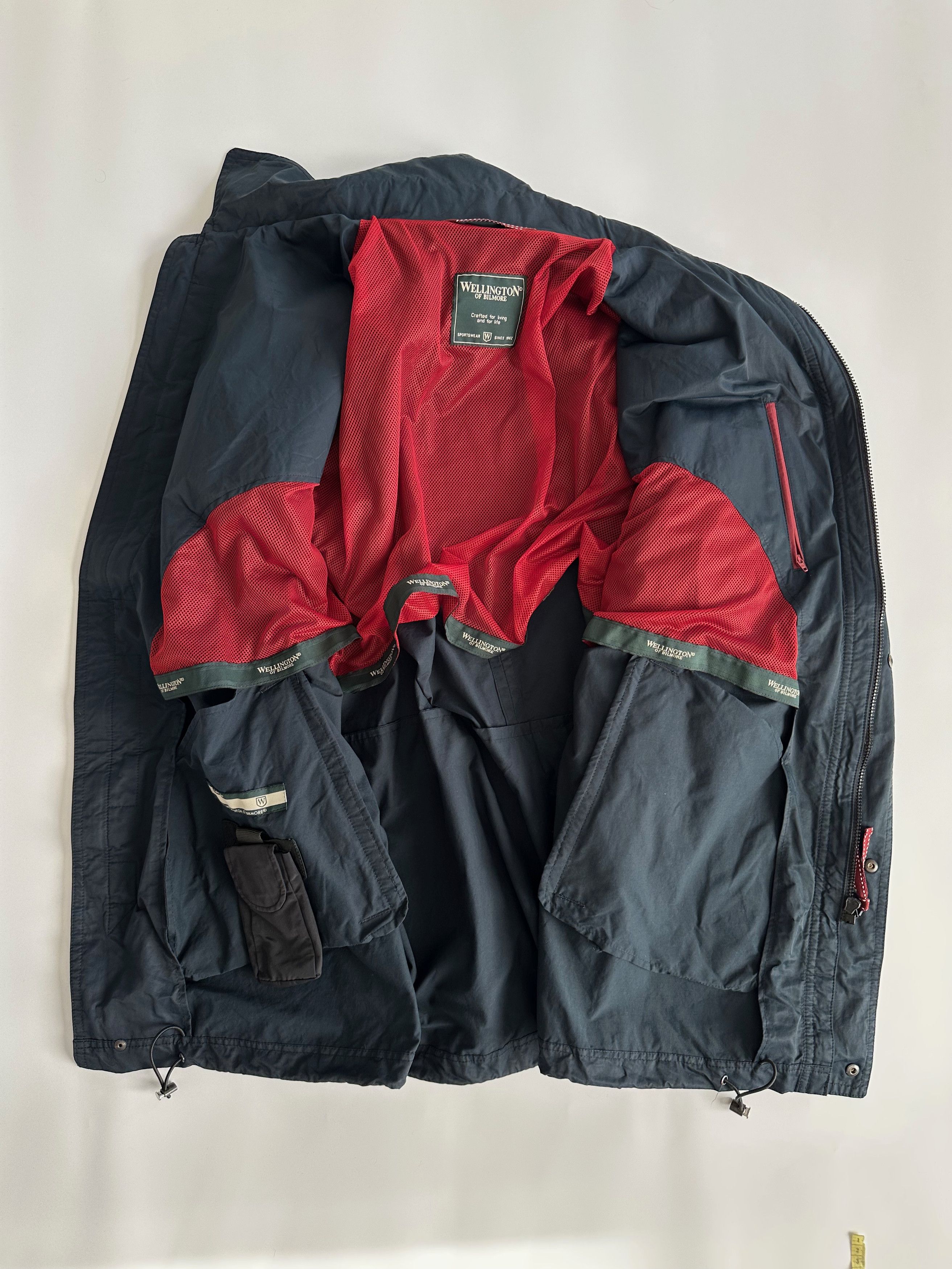 Vintage Wellington of Bilmore dark navy light jacket coat Size US XXL / EU 58 / 5 - 8 Thumbnail