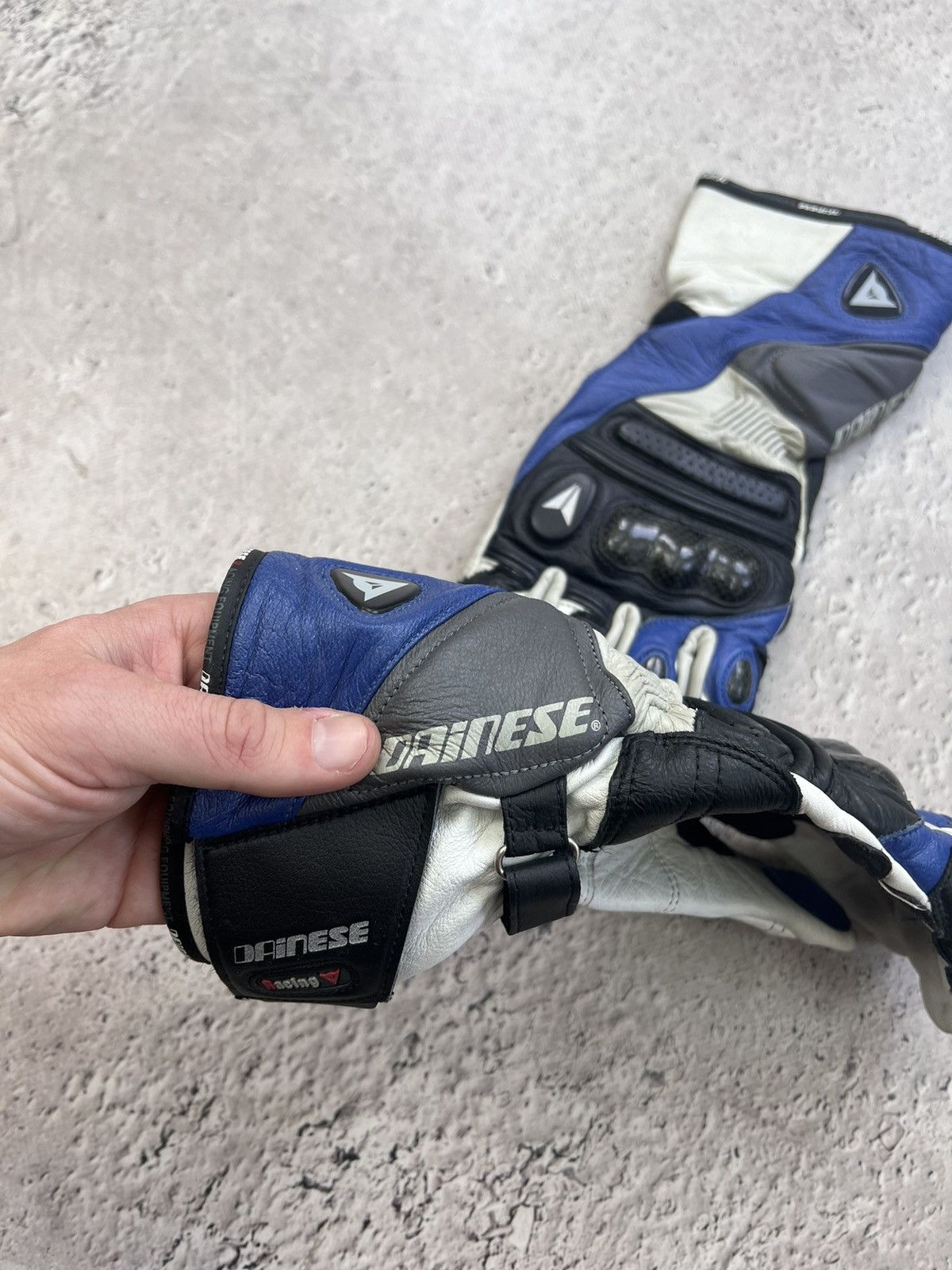 Dainese × Vintage Vintage Dainese Leather Gloves Avant Garde Size ONE SIZE - 3 Thumbnail