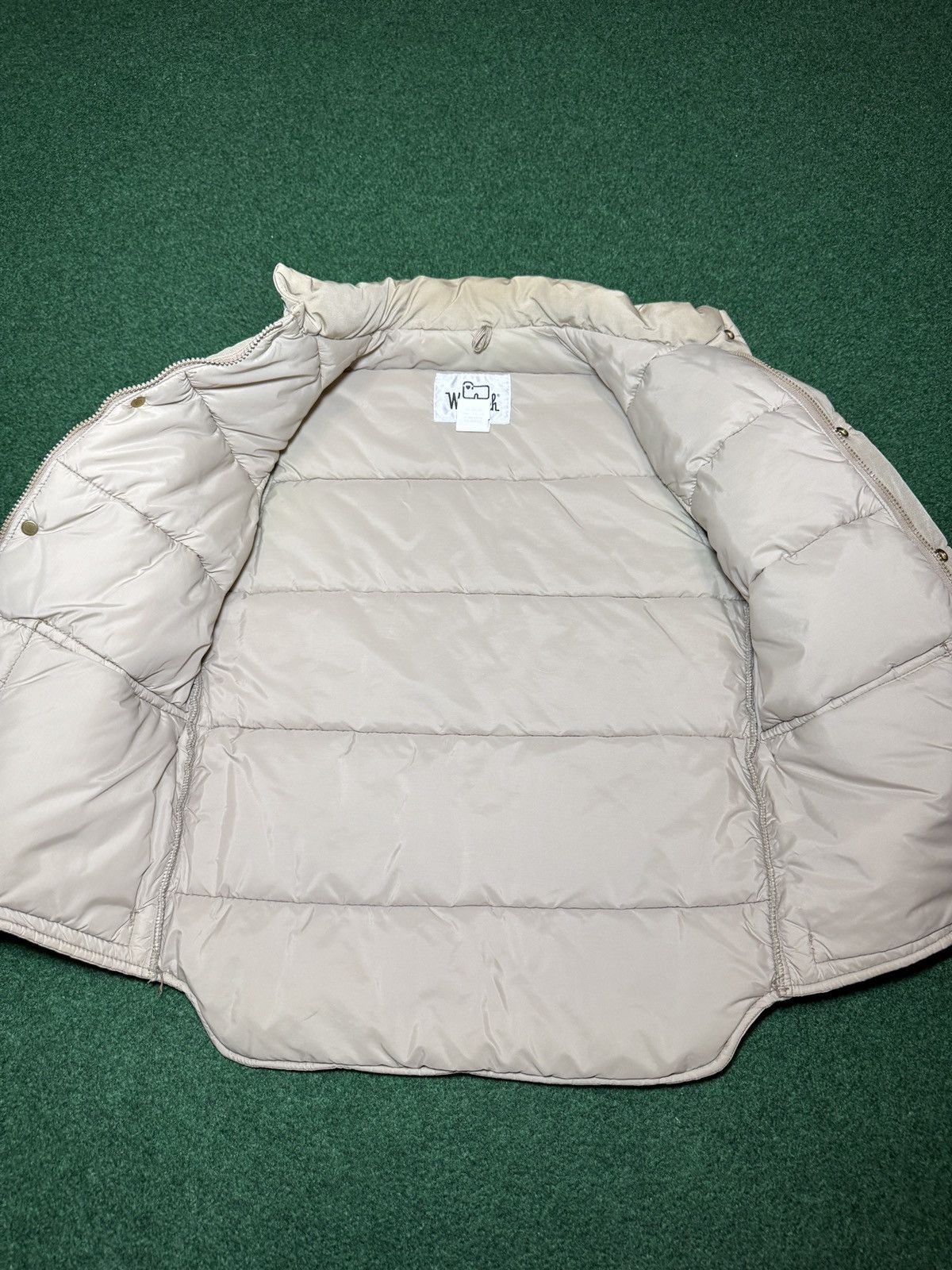 Woolrich Woolen Mills Woolrich Puffer Full Zip Button Up Biege Small 19x24 Vest Size US S / EU 44-46 / 1 - 6 Thumbnail