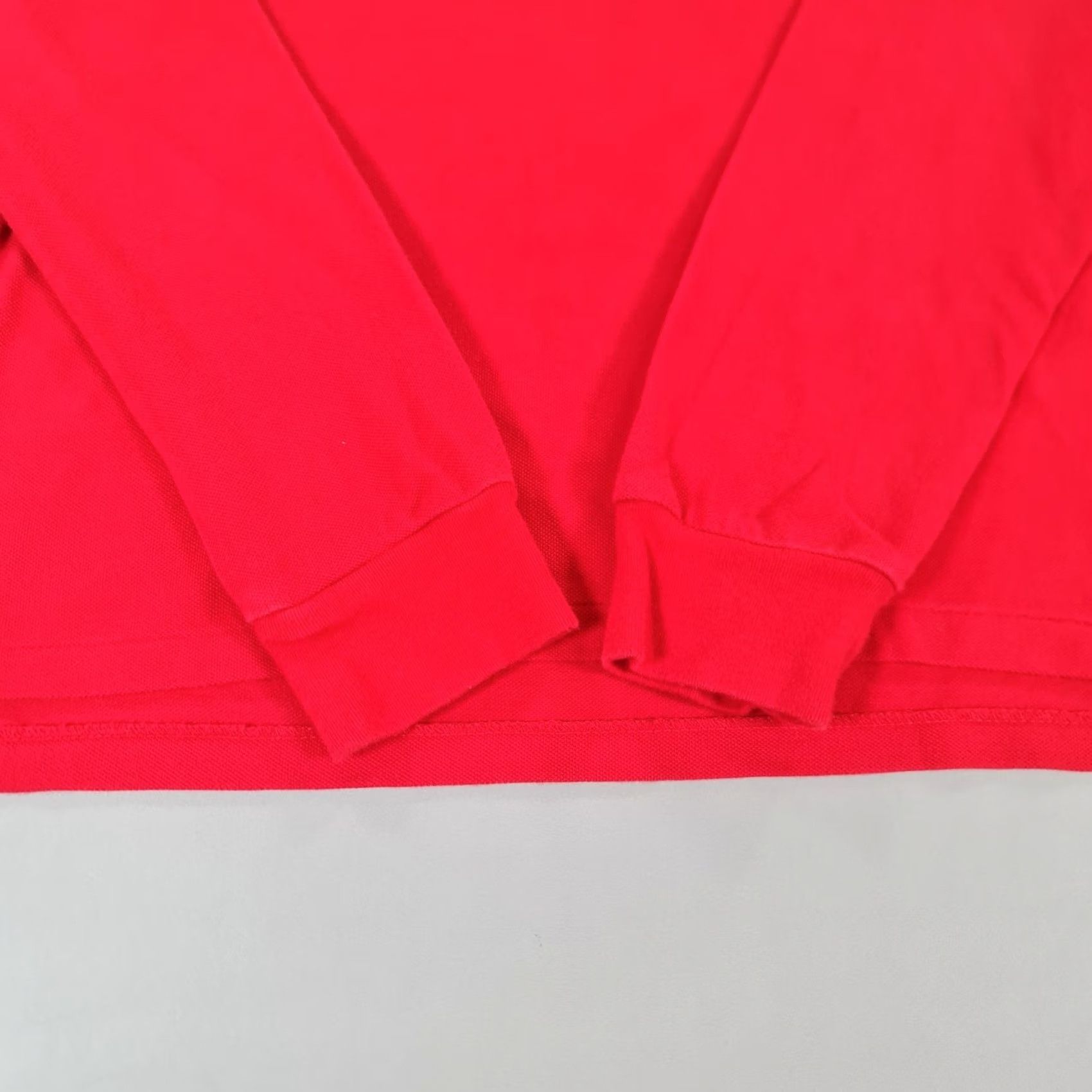 Polo Ralph Lauren Polo Ralph Lauren Polo Shirt Red XS Long Sleeves Pique Cotton Logo Button Collared Mens Shirt Size US XS / EU 42 / 0 - 4 Thumbnail