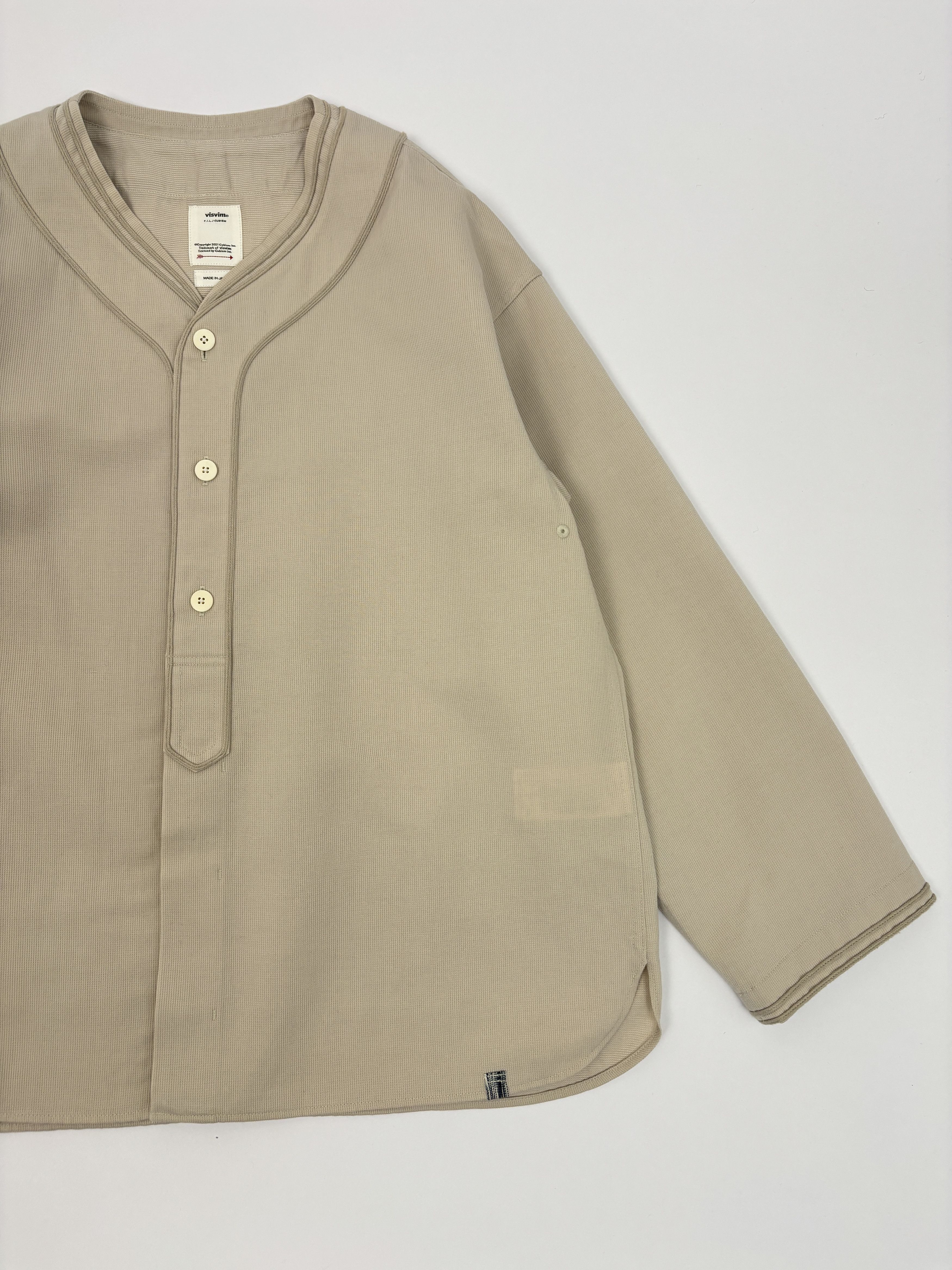 Visvim Visvim Dugout Shirt L/S (W/L Pique) Size US M / EU 48-50 / 2 - 2 Thumbnail