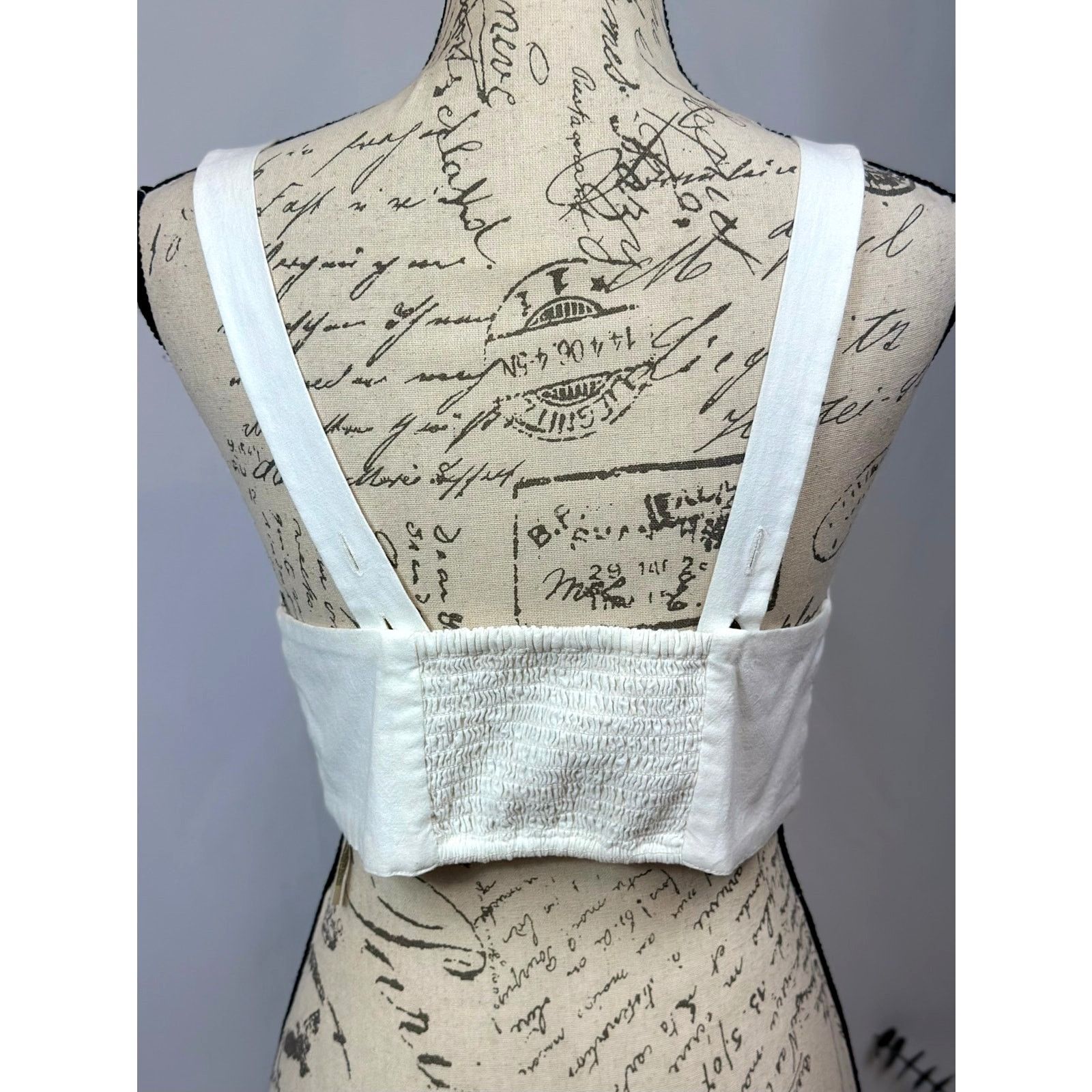 Free People Free People This is Love 4 Button Crop Top White M Size M / US 6-8 / IT 42-44 - 7 Thumbnail