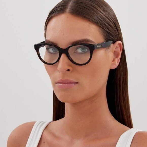 Gucci 🕶️ New Gucci GG1590O 005 Havana Eyeglasses 52mm Size ONE SIZE - 2 Thumbnail