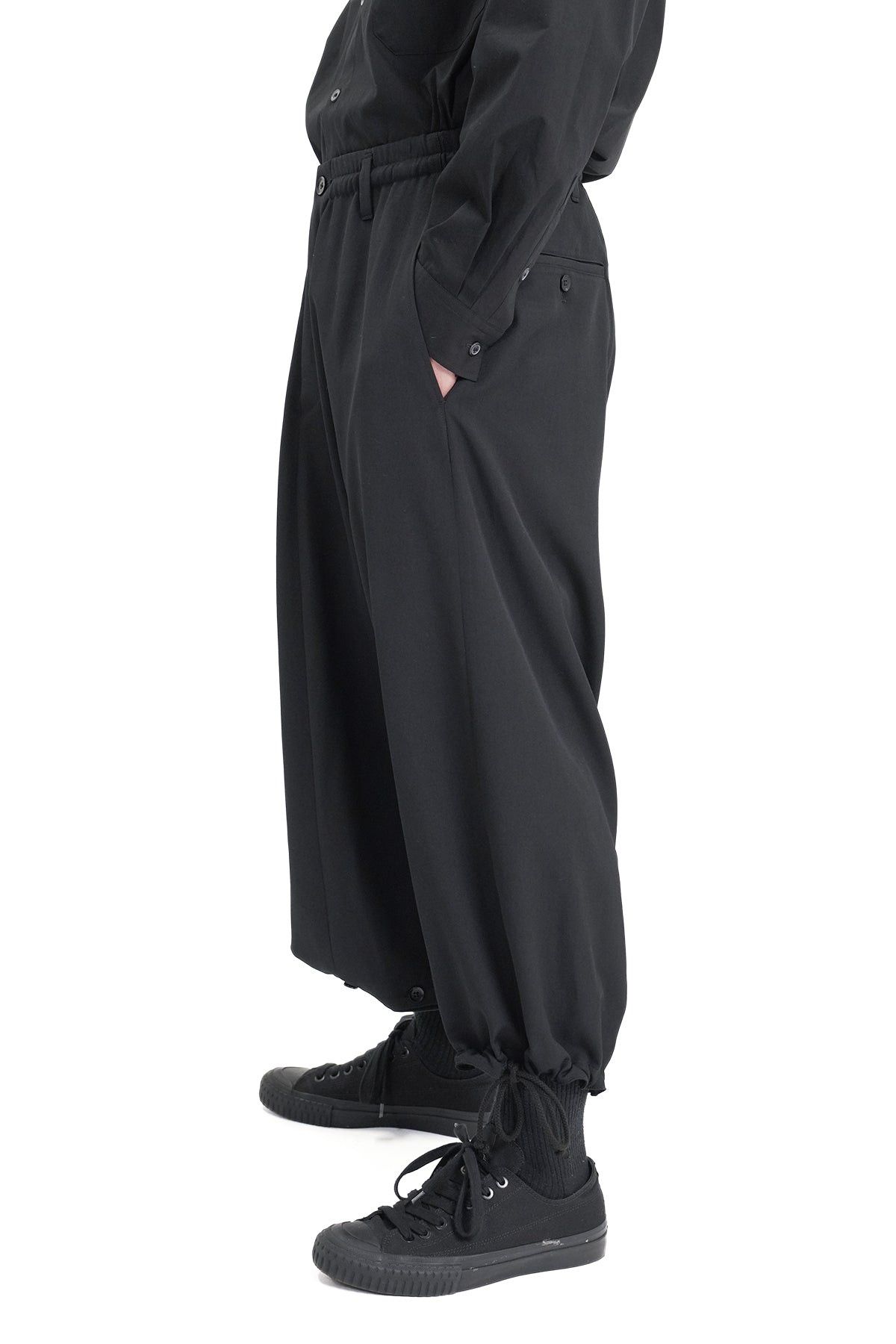Yohji Yamamoto Yohji Yamamoto Pour Homme WGabardine Sarouel Skirt Wide Pant Size US 32 / EU 48 - 13 Thumbnail