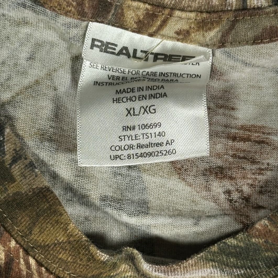 Realtree RealTree Camouflage Shirt Adult XL Brown Camo Hunting Outdoor Men Long Sleeve Crew Neck Cotton Blend Realtree Logo - Shirt Size US XL / EU 56 / 4 - 5 Thumbnail