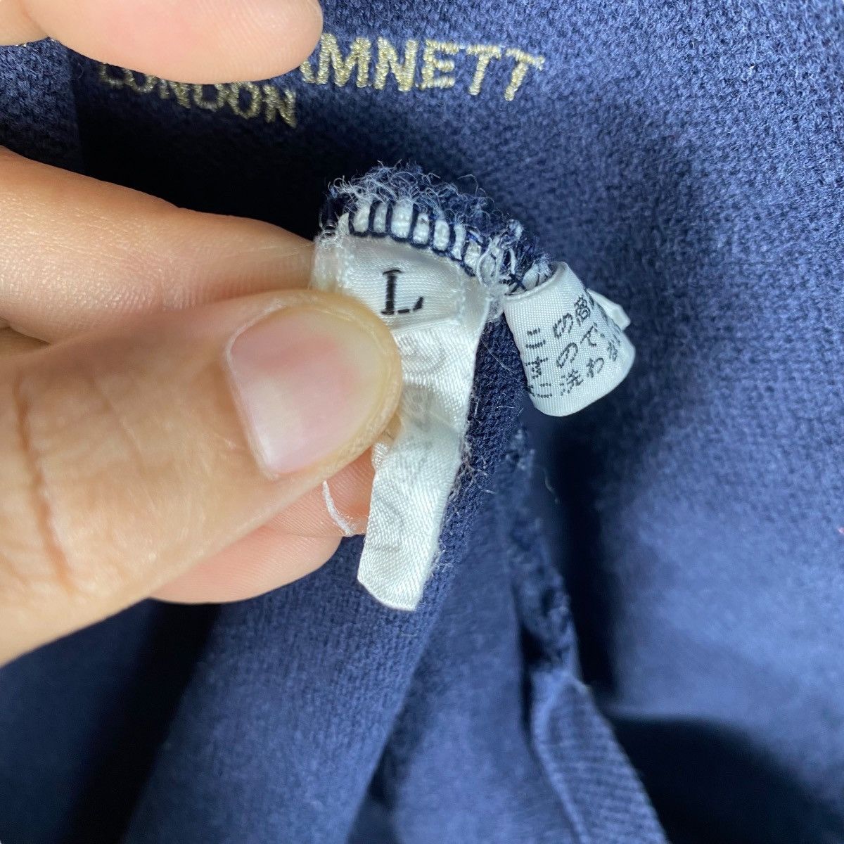 Katharine Hamnett London Vintage KATHARINE HAMNETT LONDON Small Logo Polo Shirt Large Size US L / EU 52-54 / 3 - 8 Thumbnail