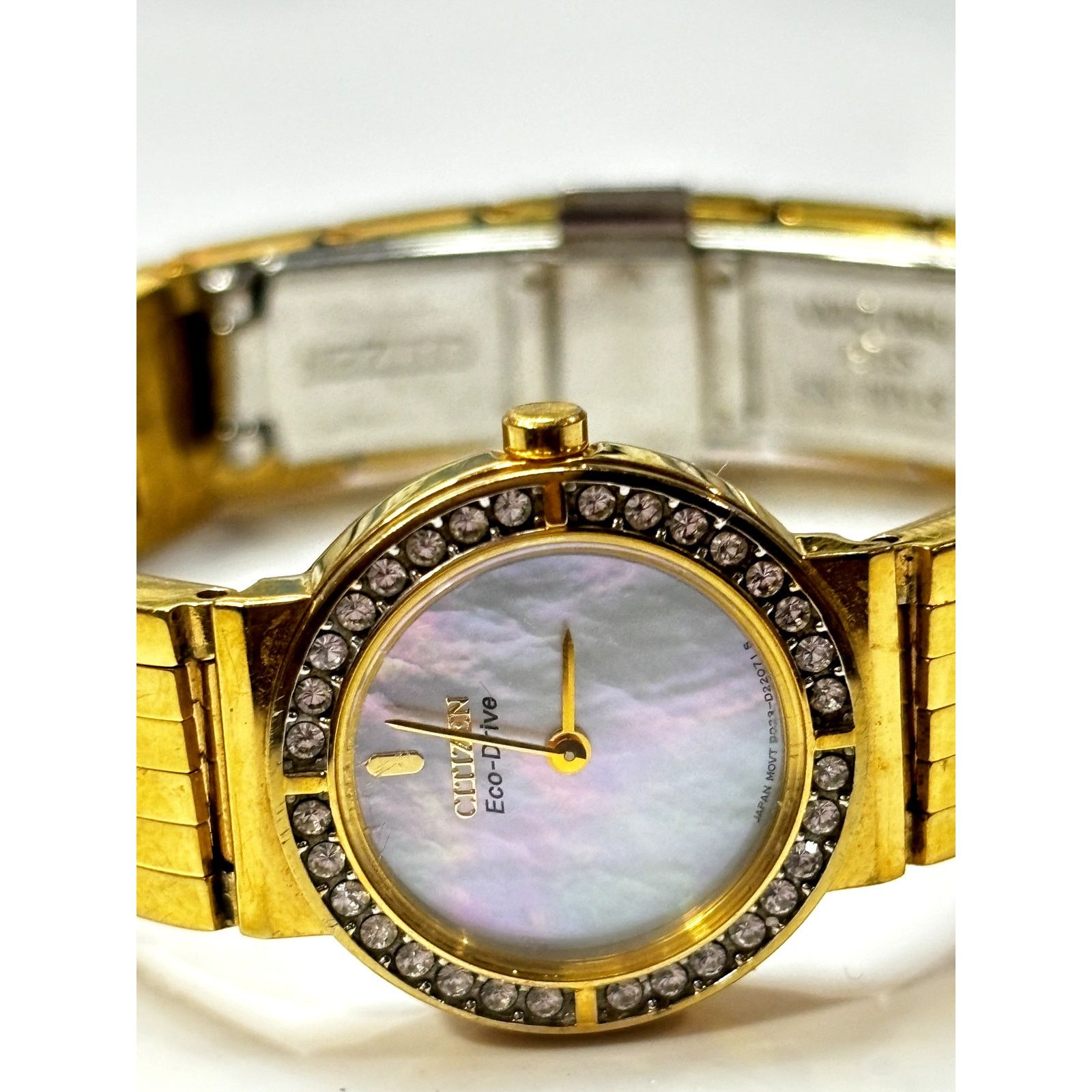 Citizen CITIZEN Women's Eco-Drive Gold-Plated Mother of Pearl Watch Size ONE SIZE - 3 Thumbnail