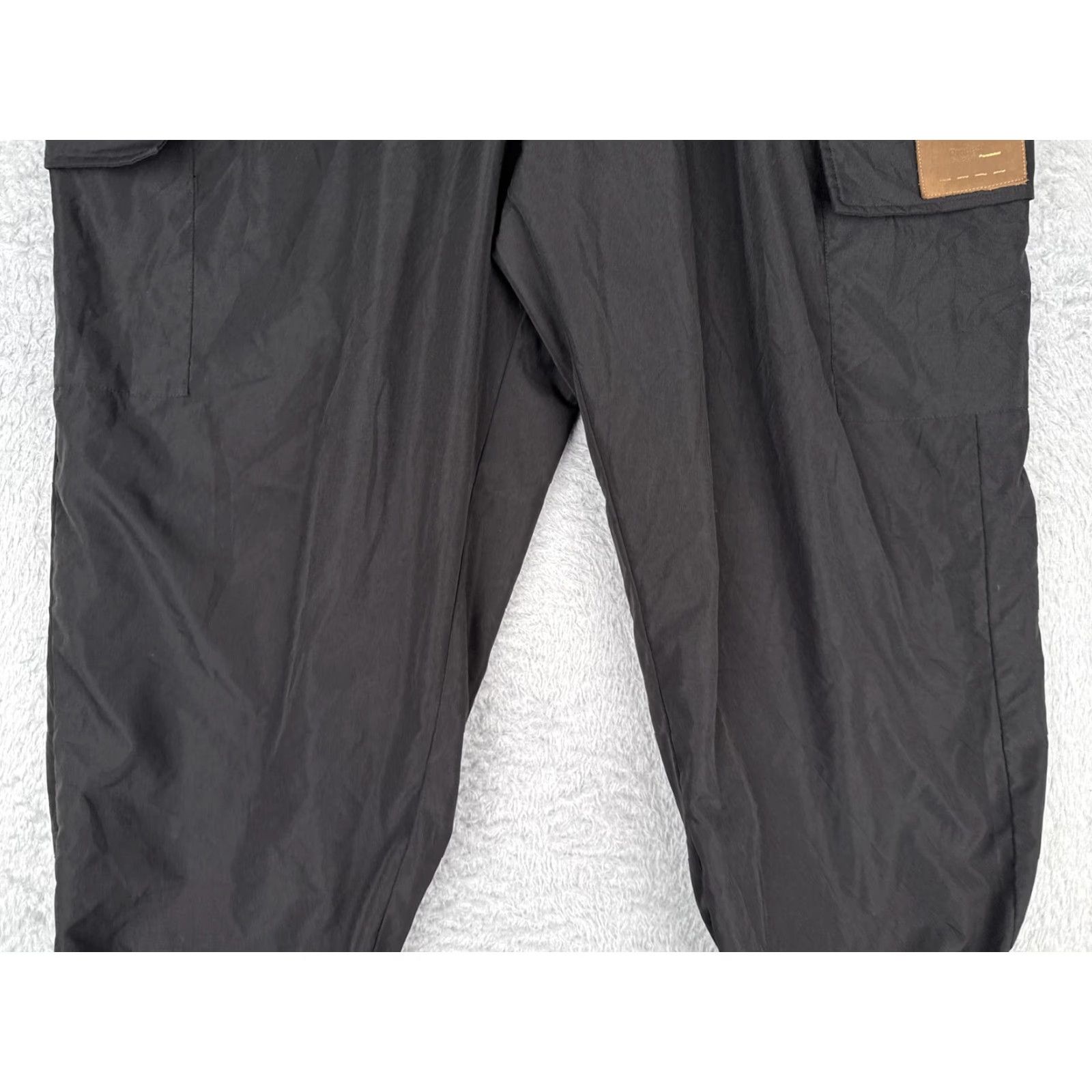 Shein SHEIN Curve Pants Womens 2XL Black Sherpa Lined Cargo Joggers Cuffed WARM Snow Size 40" / US 18 - 3 Thumbnail