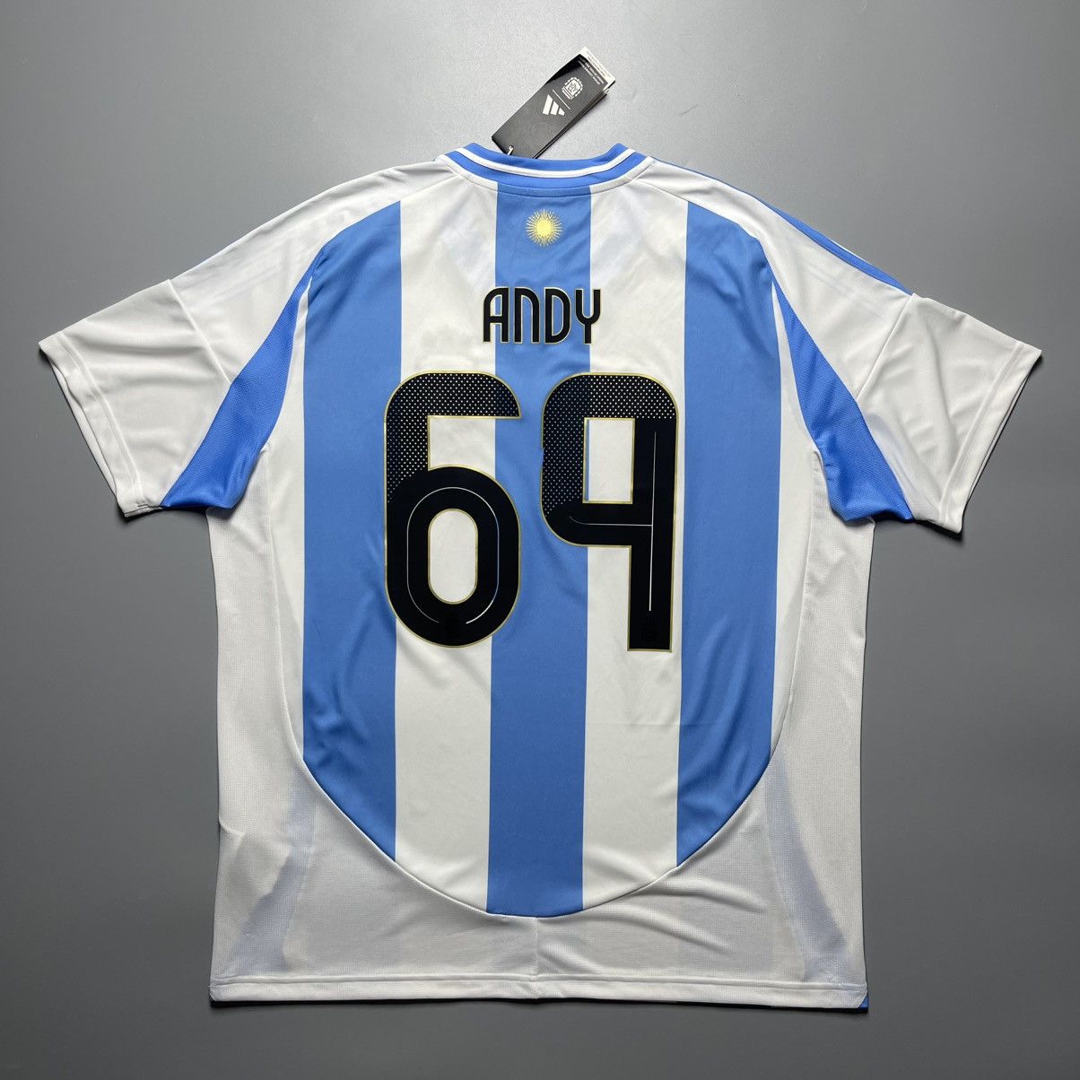 Adidas ARGENTINA ADIDAS 2024 FOOTBALL SOCCER HOME JERSEY Size US XL / EU 56 / 4 - 8 Thumbnail