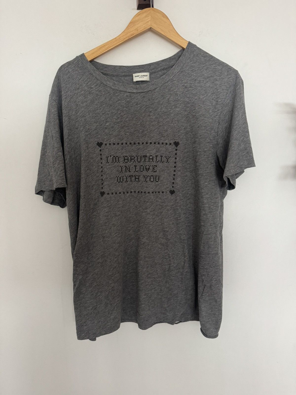 Saint Laurent Paris Brutually in love T Size US L / EU 52-54 / 3 - 1 Thumbnail