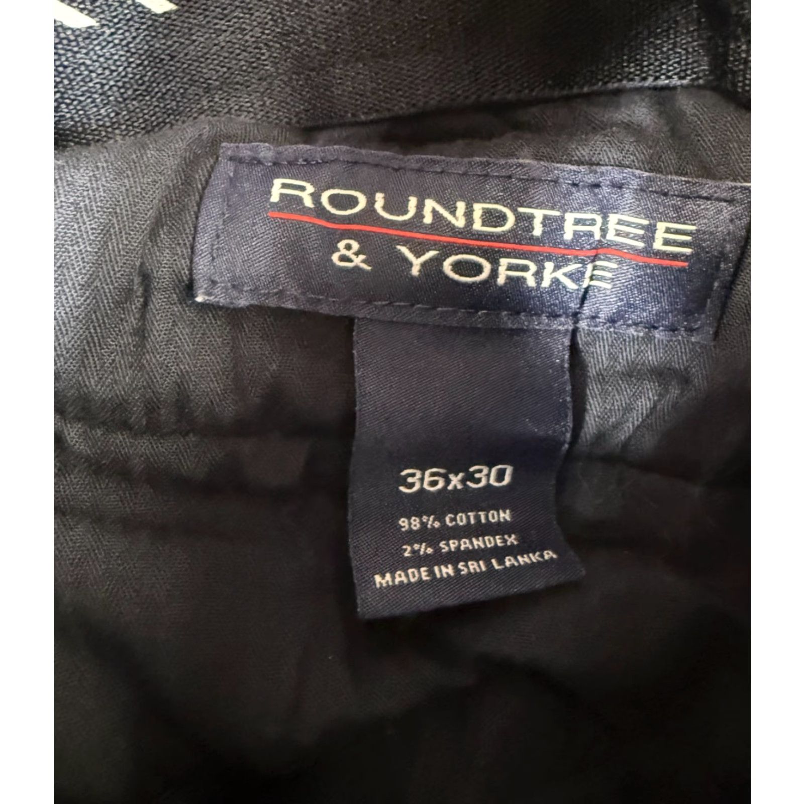 Roundtree & Yorke Roundtree & Yorke Corduroy Pants Mens 36x30 Gray Stretch Flat Front Straight Leg Size US 36 / EU 52 - 5 Thumbnail