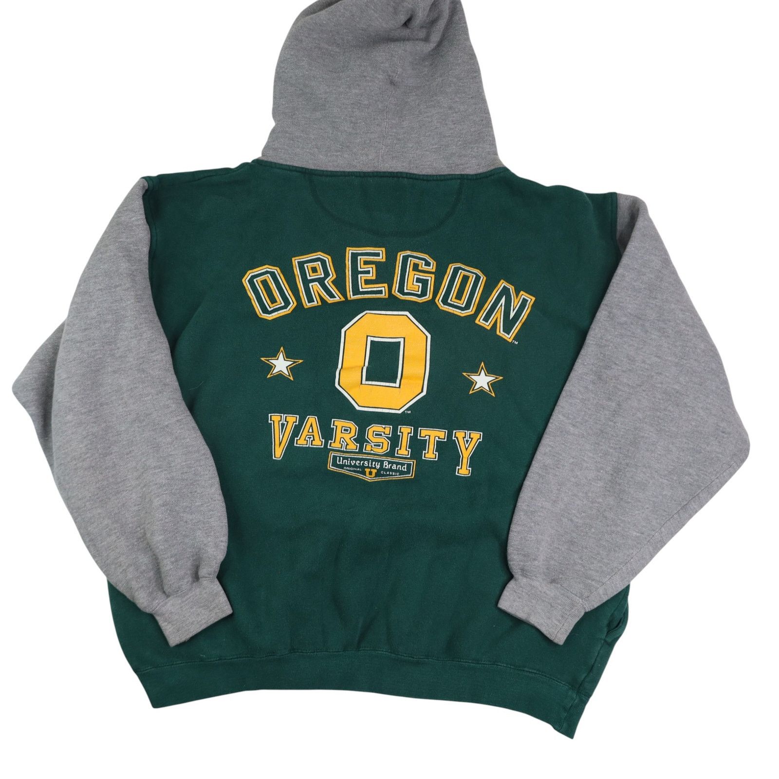 Vintage Vintage Univeristy of Oregon Varsity 2 Tone Hoodie Size US L / EU 52-54 / 3 - 1 Thumbnail