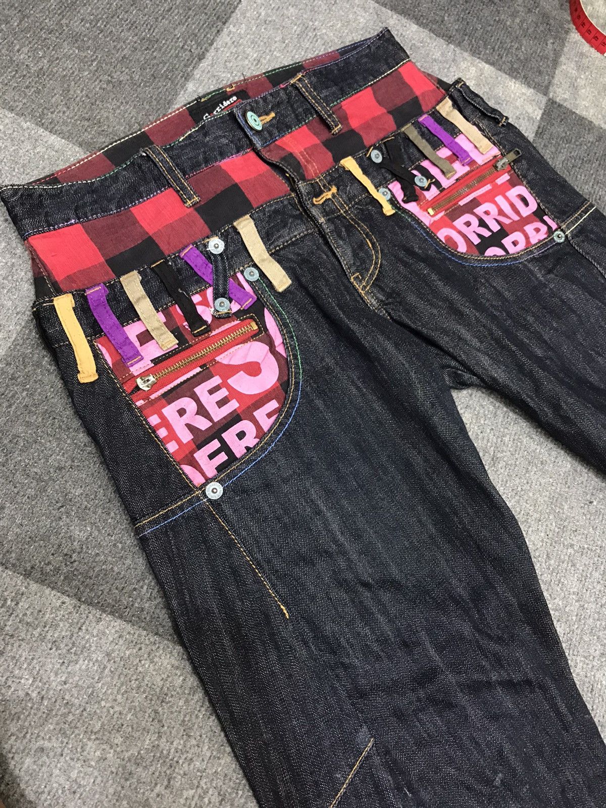 Japanese Brand 💥DOUBLE WAIST💥Sorridere Twisted Double Waist Denim F448 Size US 30 / EU 46 - 21 Thumbnail