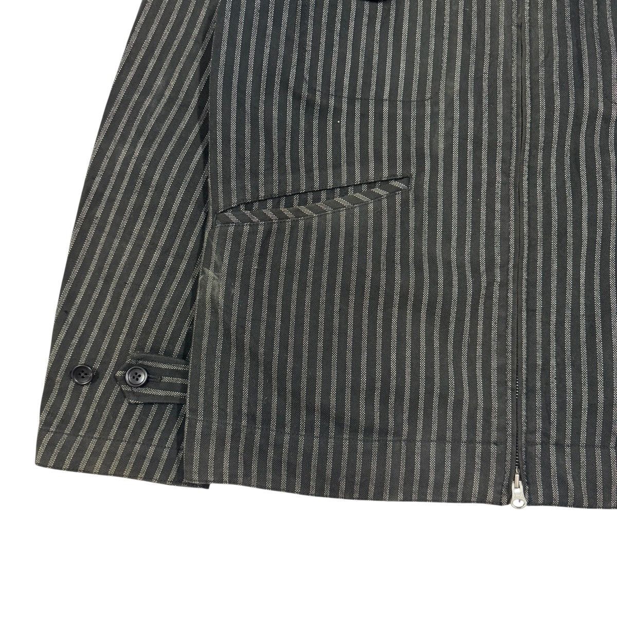 United Arrows Vtg🔥Green Label Relaxing United Arrows Striped Denim Jacket Size US L / EU 52-54 / 3 - 10 Thumbnail