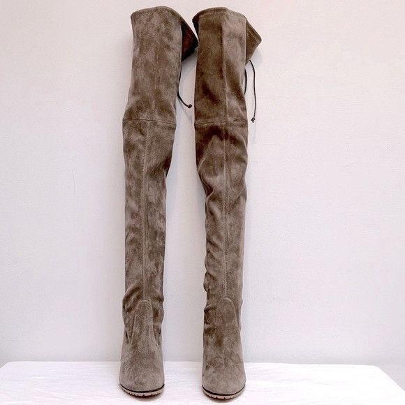 Stuart Weitzman Stuart Weitzman Over The Knee Suede Boots Size US 10.5 / IT 40.5 - 1 Thumbnail