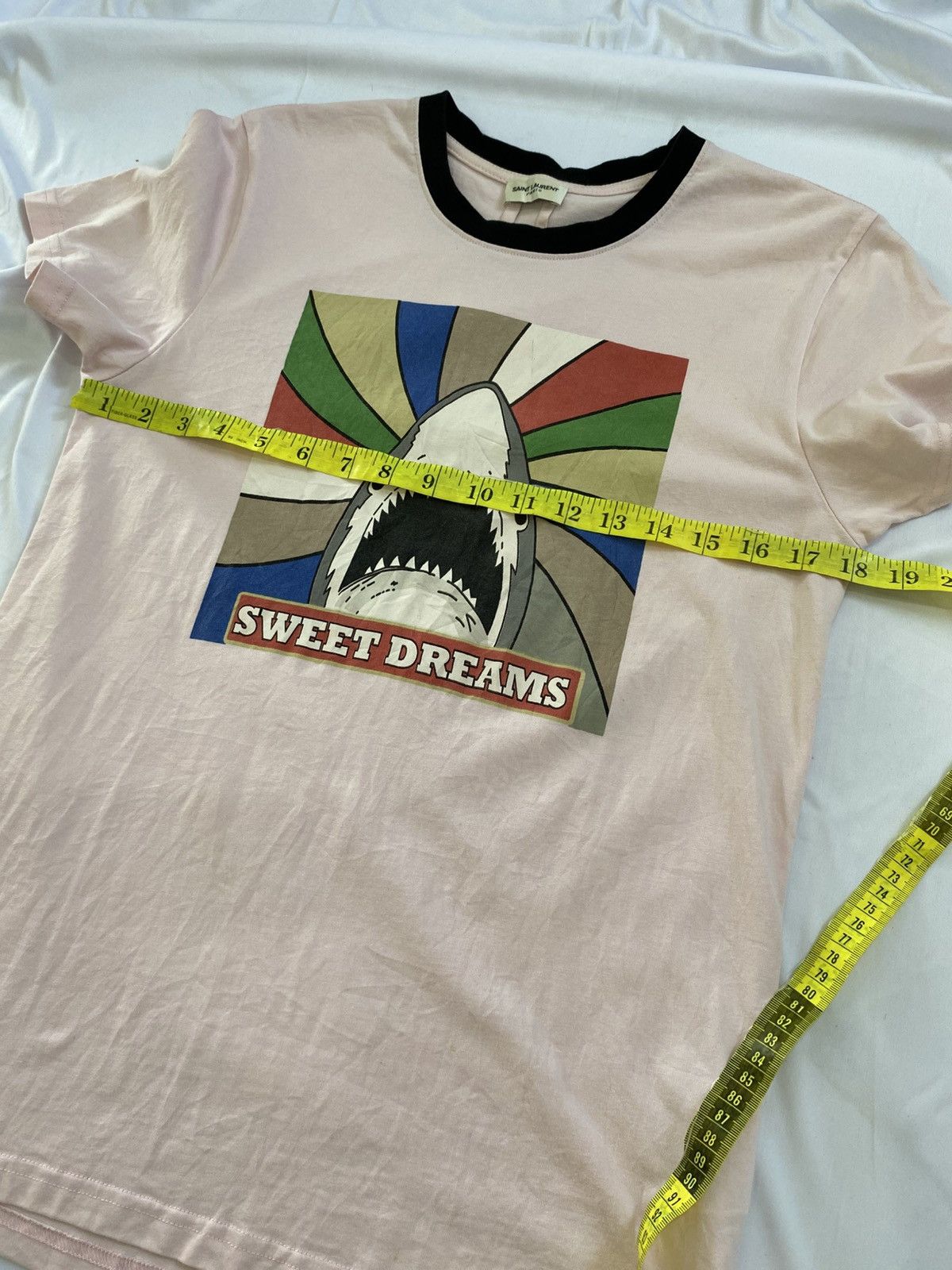 Designer × Saint Laurent Paris sweet dreams saint lauren pink tshirt Size US S / EU 44-46 / 1 - 12 Thumbnail