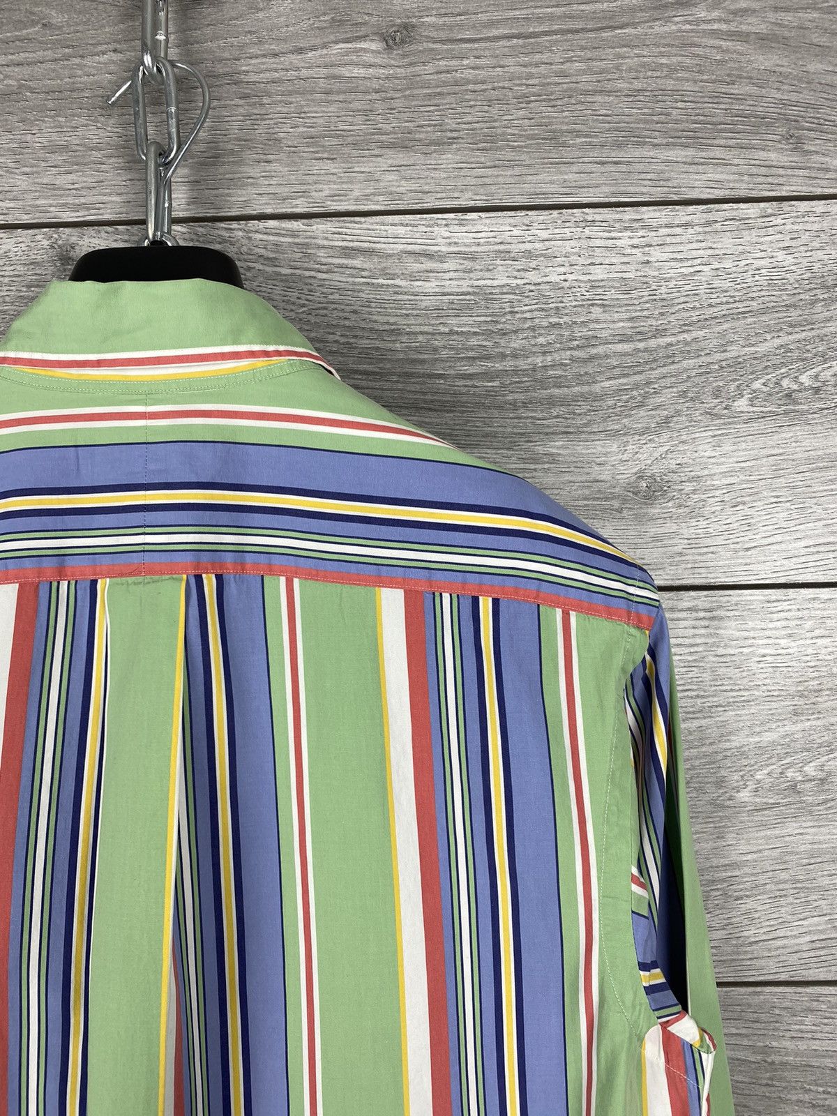 Polo Ralph Lauren Mens Vintage Polo Ralph Lauren Striped Shirt Button Up Size US M / EU 48-50 / 2 - 17 Thumbnail