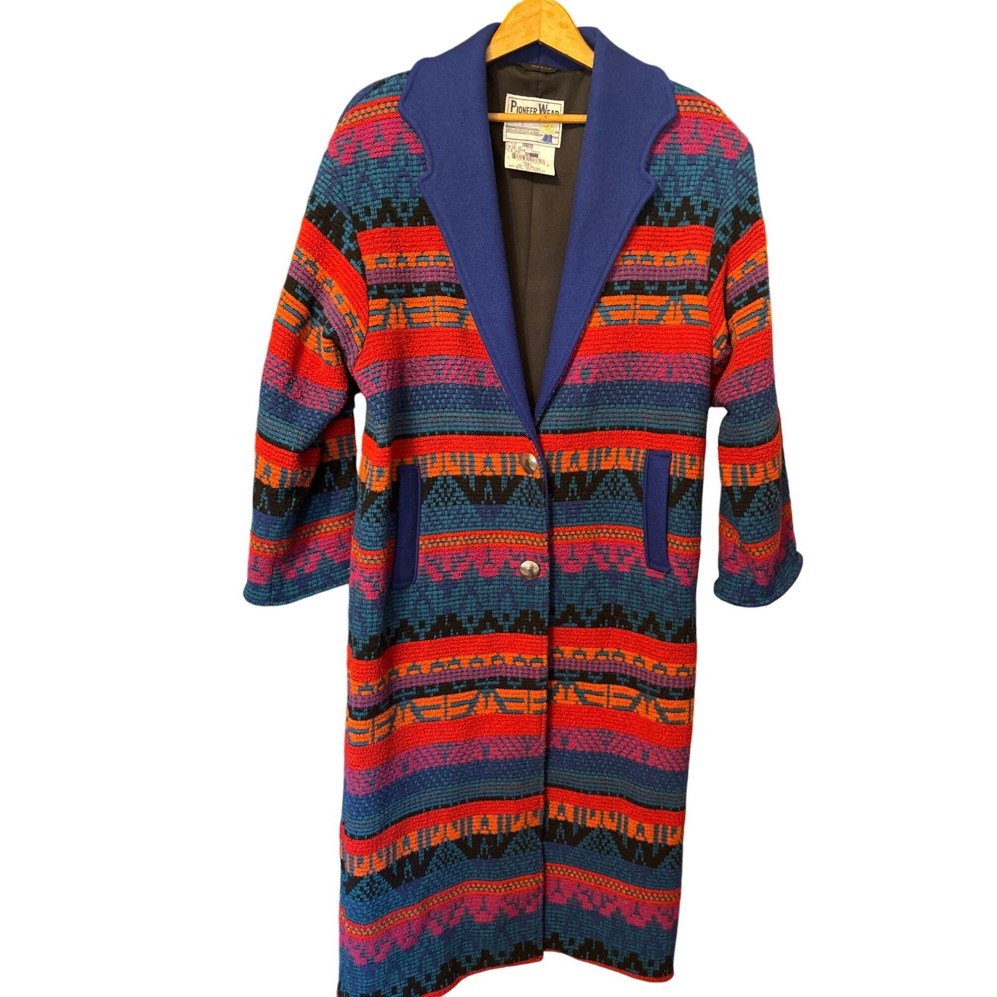 Vintage Vintage Pioneer Wear Coat Jacket Womens Sz Small Aztec Nativ Size S / US 4 / IT 40 - 1 Thumbnail