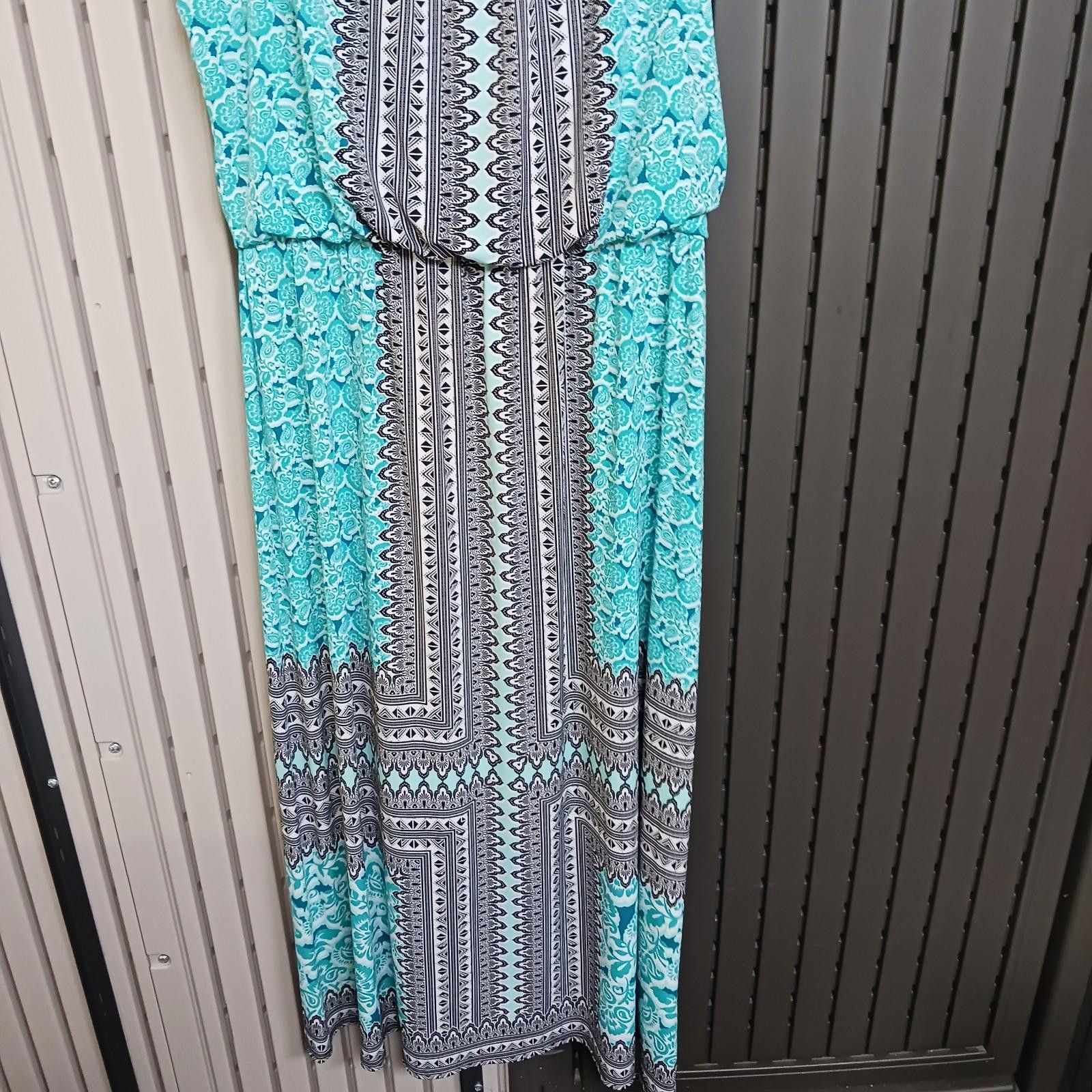 Other London Style Collection #153031 Women 16 Green & Black Dress Size XXL / US 16-18 / IT 52-54 - 11 Thumbnail