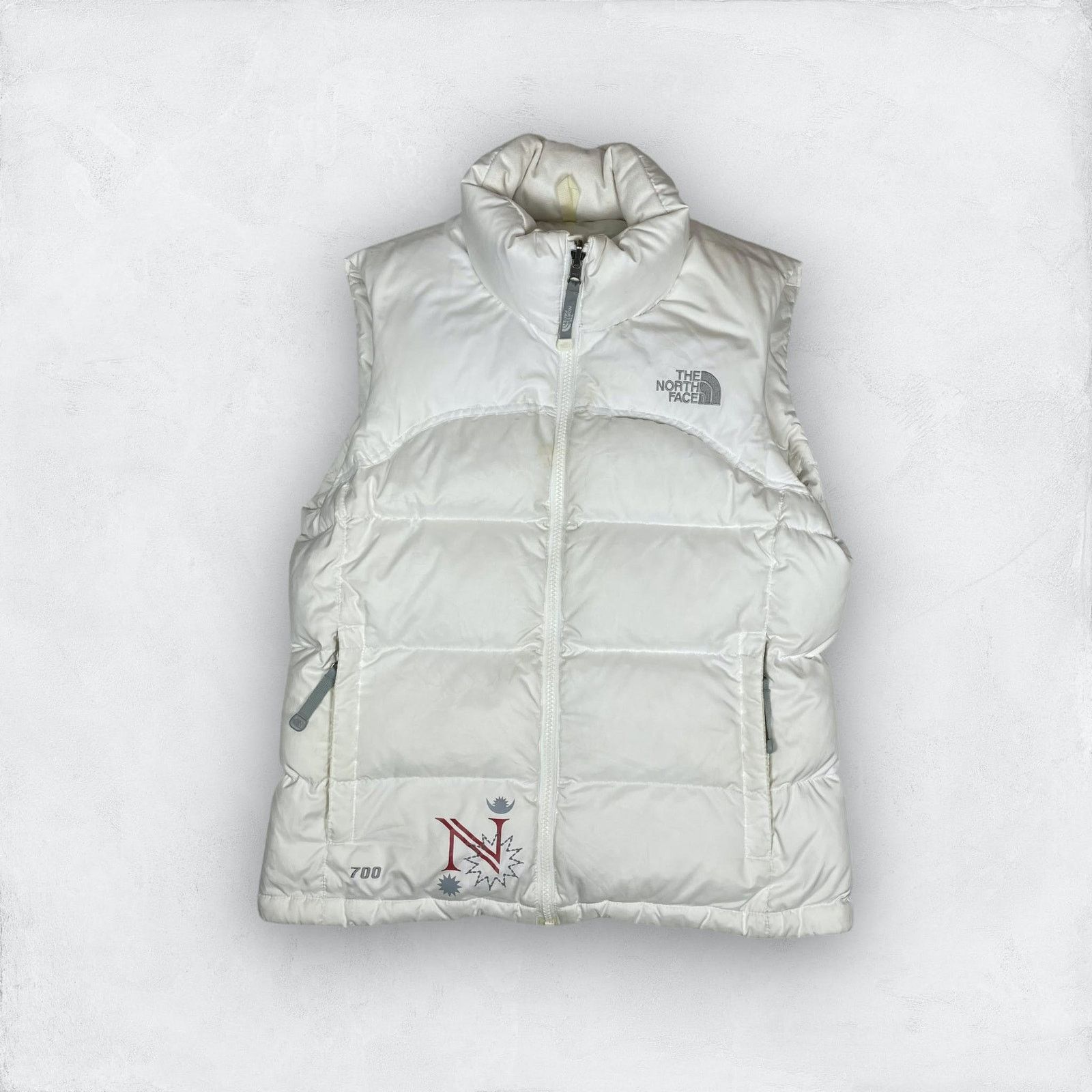 The North Face The North Face Women White Full Zip Outdoor Puffer Vest XS Size XS / US 0-2 / IT 36-38 - 1 Thumbnail