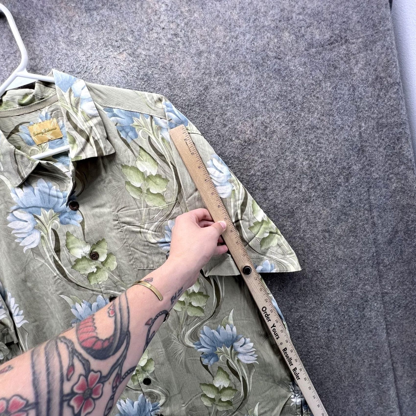 Tommy Bahama Tommy Bahama Shirt Mens Medium Floral Silk Hawaiian Short Sleeve Button Front Size US M / EU 48-50 / 2 - 7 Thumbnail