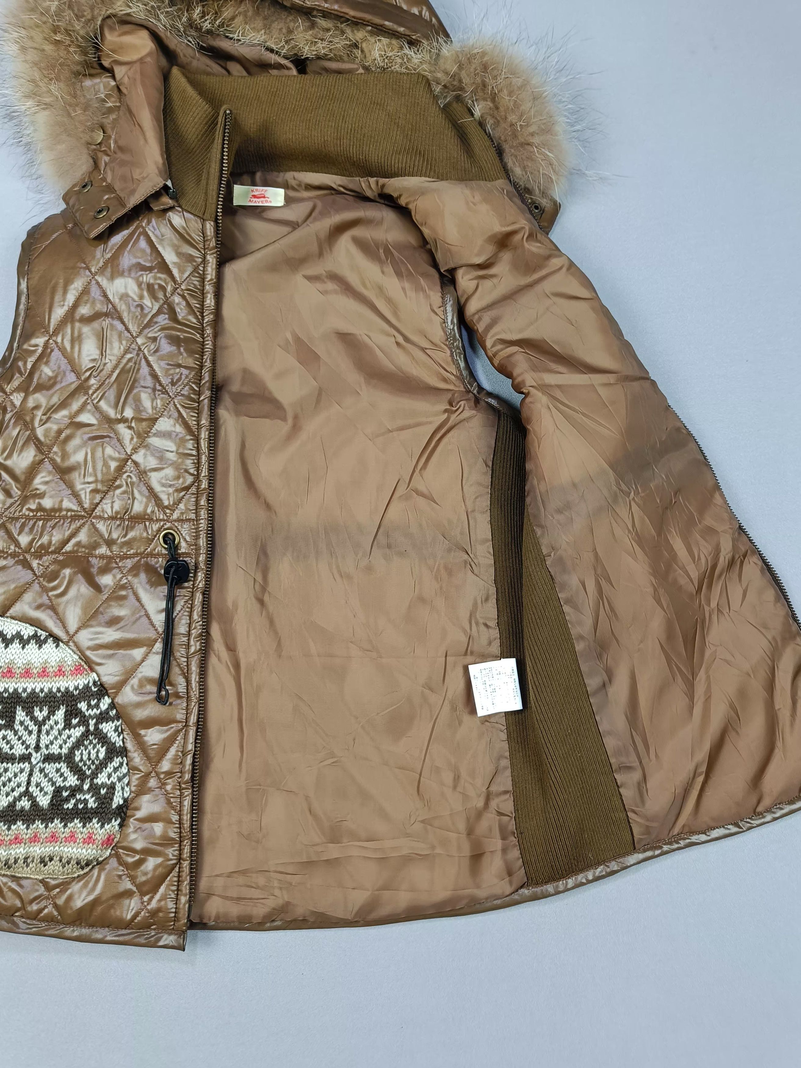 Japanese Brand KRIFF MAYER PUFFER DOWN FUR HOODIES Size M / US 6-8 / IT 42-44 - 9 Thumbnail