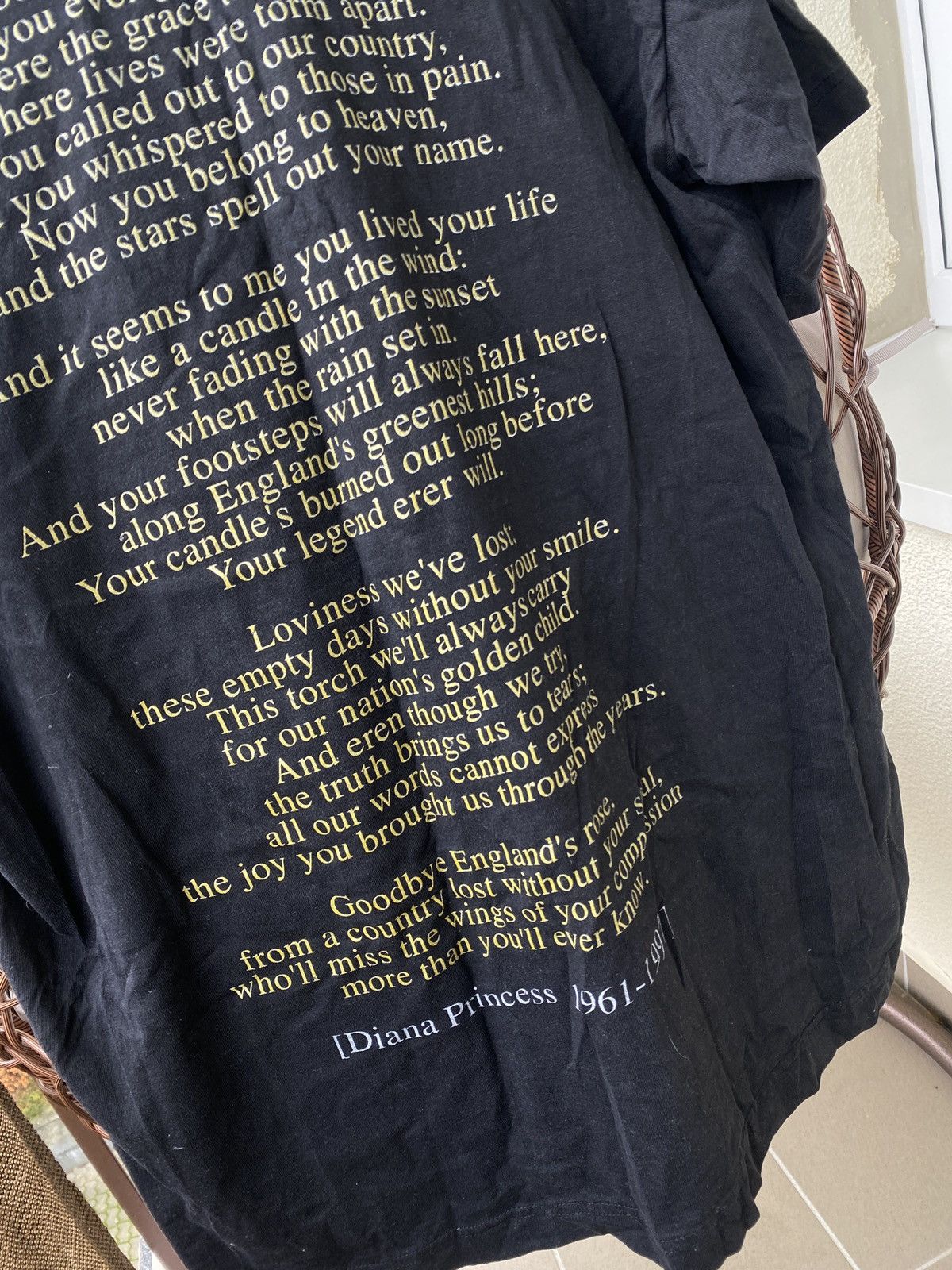 Vintage Ultra rare princess diana memorial tee 90s Size US L / EU 52-54 / 3 - 7 Thumbnail