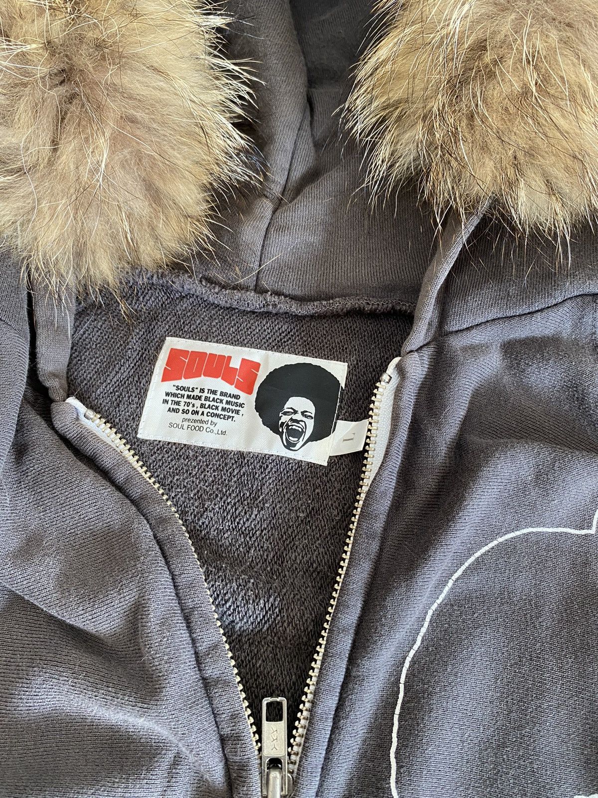 If Six Was Nine × Japanese Brand × Le Grande Bleu (L.G.B.) Fur hoodie juicy beats souls Size US L / EU 52-54 / 3 - 14 Thumbnail
