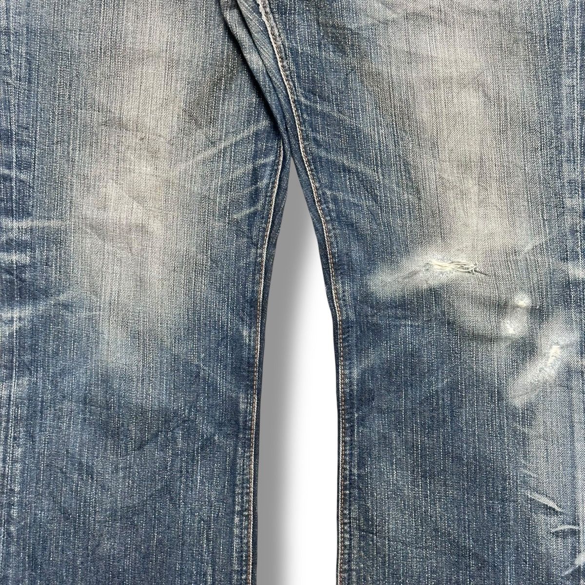 Lee Vintage Lee Riders jeans with Flare Distressed and FadedWash Size US 36 / EU 52 - 3 Thumbnail