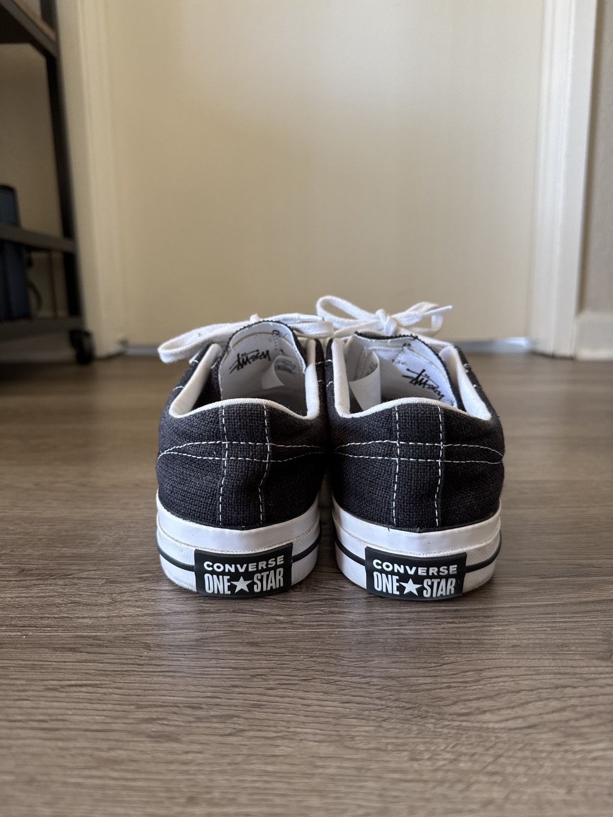 Converse × Stussy Stussy x One Star Low “Black” Size US 9.5 / IT 39.5 - 4 Thumbnail