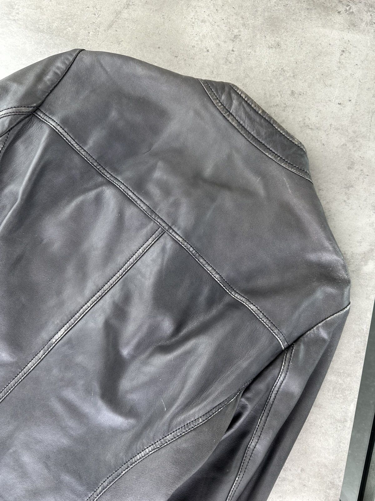 Japanese Brand Vintage Leather Jacket Size S / US 4 / IT 40 - 13 Thumbnail
