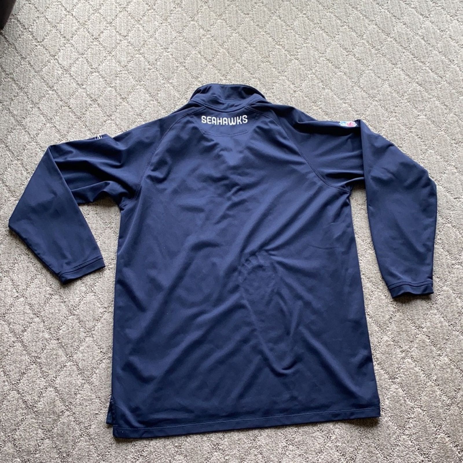 Reebok Reebok NFL SEAHAWKS long sleeve tee football blue sz L Size US L / EU 52-54 / 3 - 6 Thumbnail