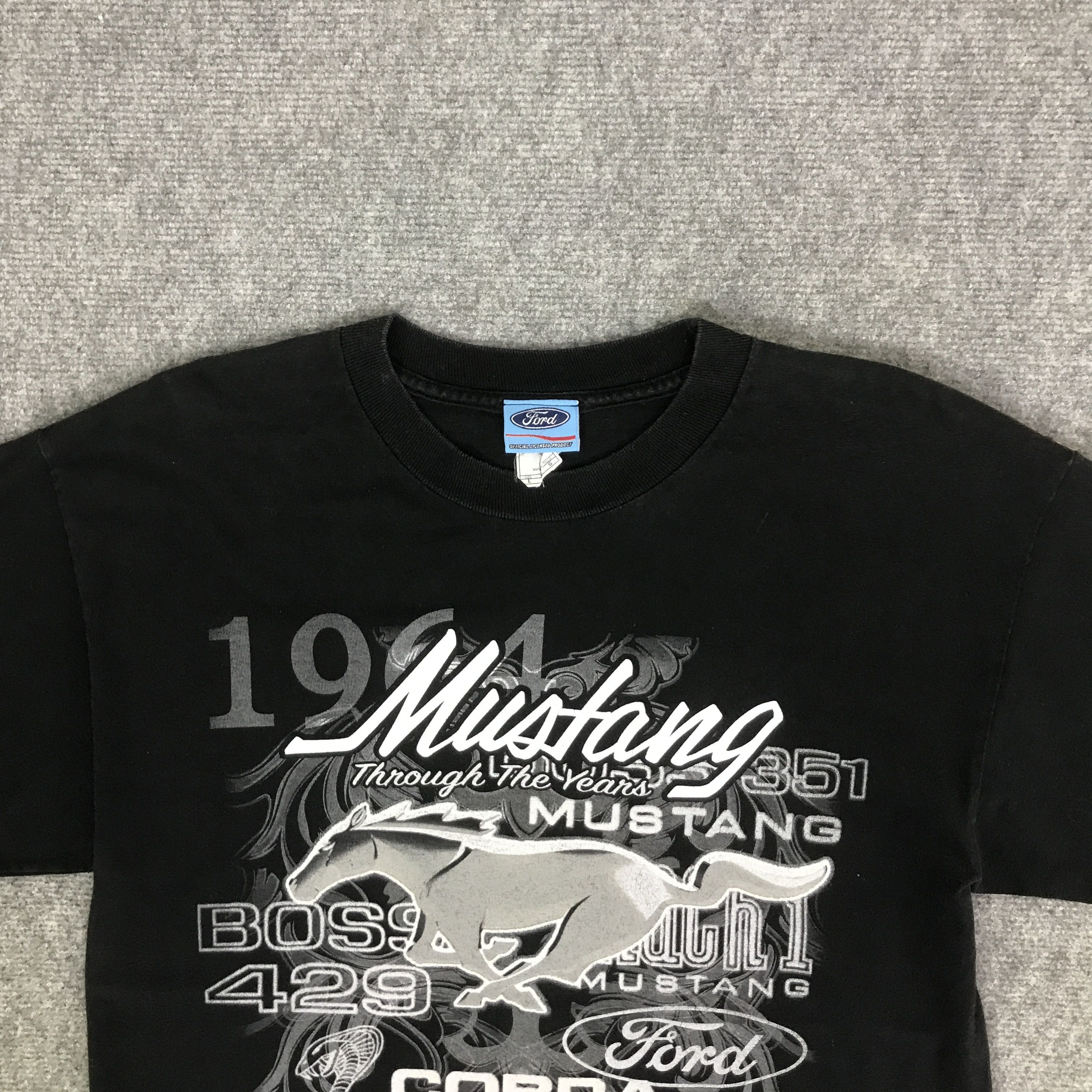 Ford FORD MUSTANG BLACK T-SHIRT K93B52 Size US L / EU 52-54 / 3 - 2 Thumbnail