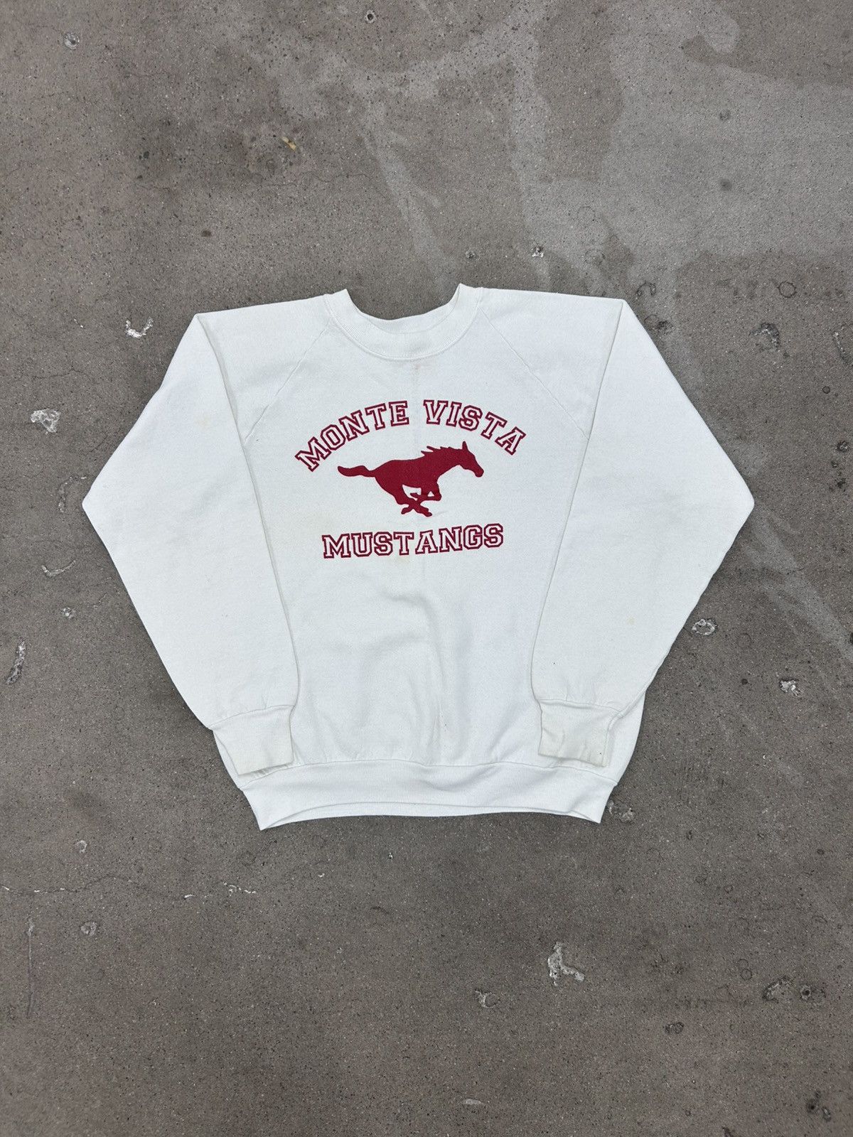 Vintage Vintage Mustangs 80s Raglan Crewneck Size US L / EU 52-54 / 3 - 1 Thumbnail