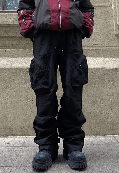 Japanese Brand × Vintage Utility grunge multi pocket nylon pants Size US 30 / EU 46 - 2 Thumbnail