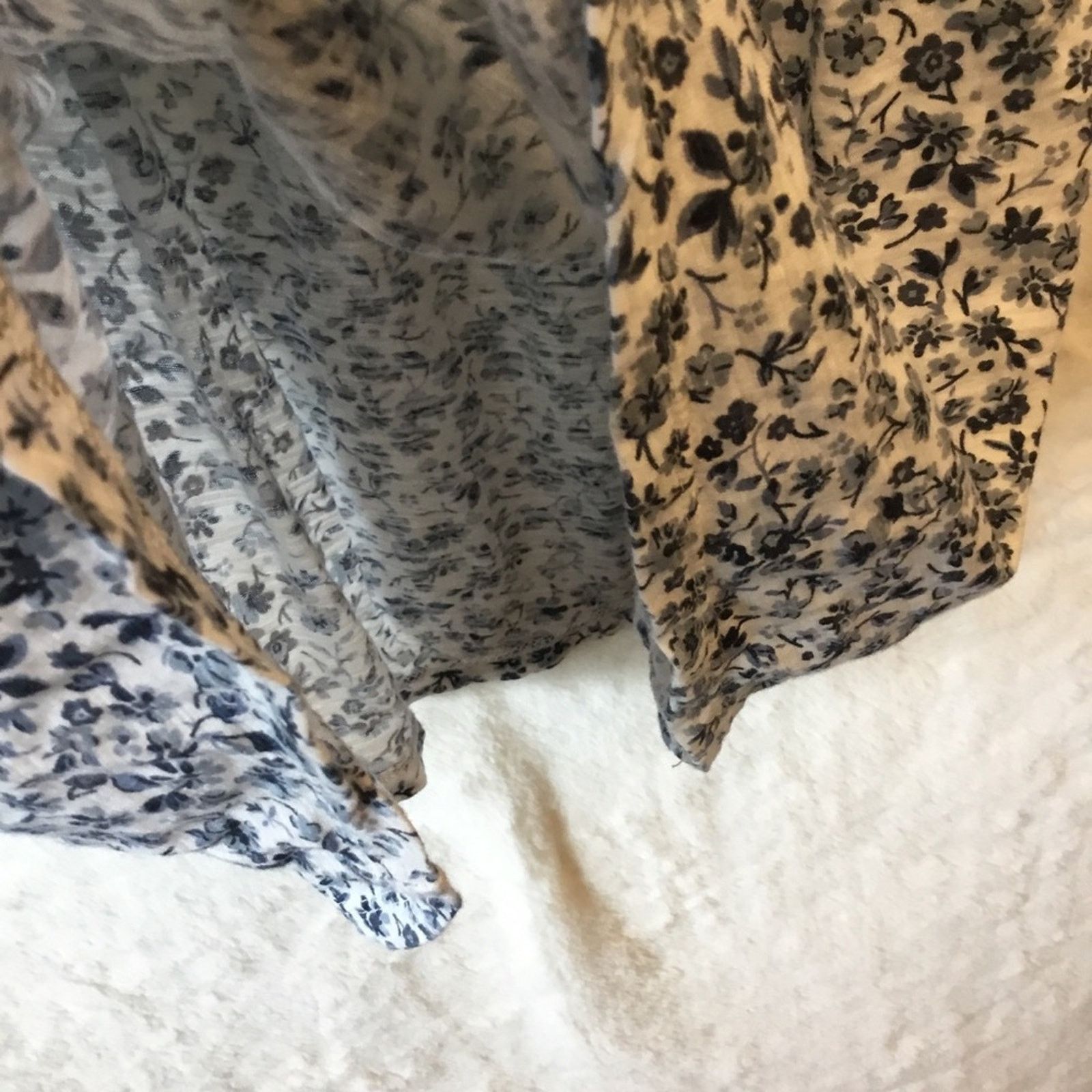 Lucky Brand Lucky Brand Blue Floral Tank Top Size M / US 6-8 / IT 42-44 - 5 Thumbnail