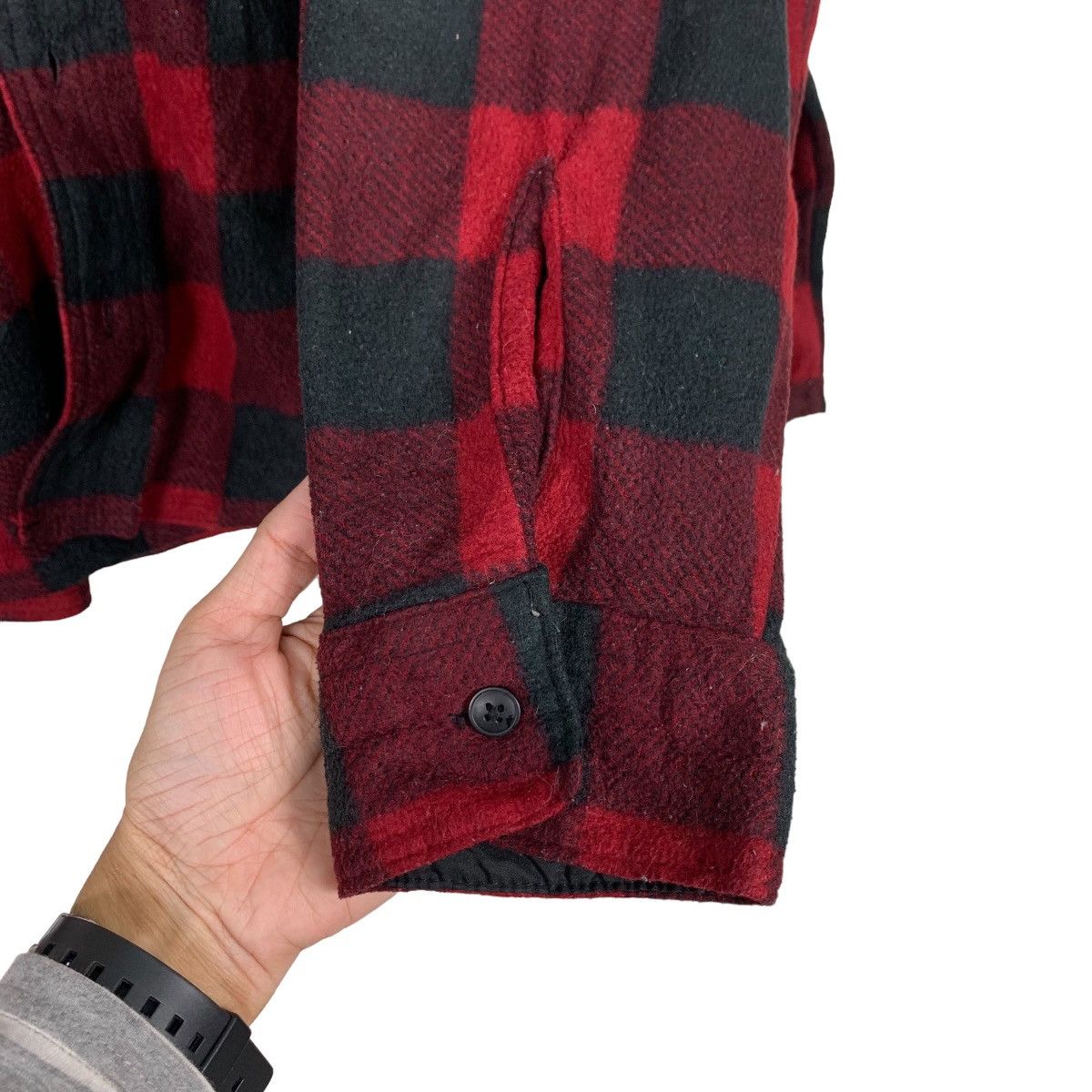 Wrangler WRANGLER Checked Flannel Plaid Button Up Shirt #0417-C19 Size US XXL / EU 58 / 5 - 13 Thumbnail